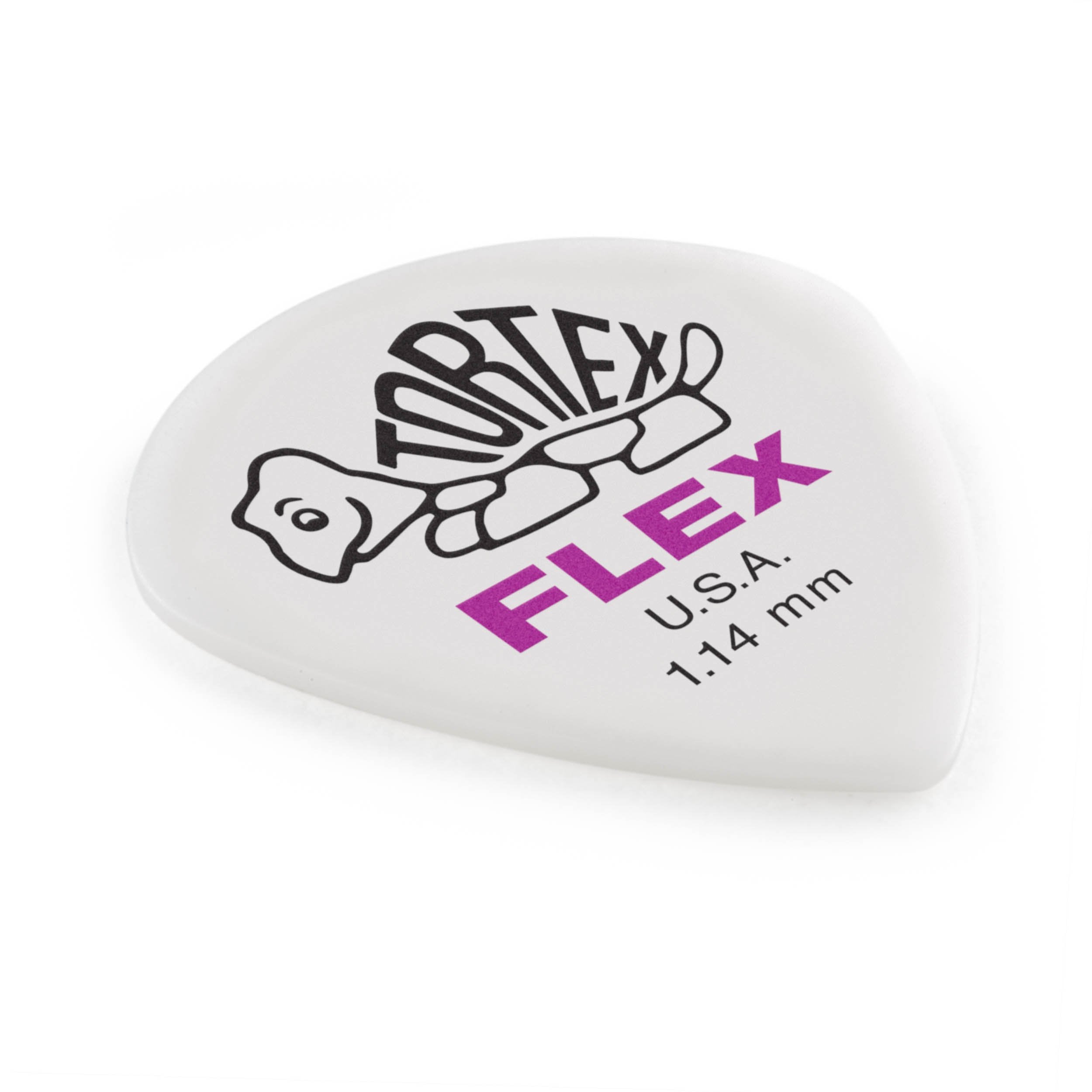Jim Dunlop Tortex Flex Jazz Iii Xl 1.14Mm 72 Pack Guitar Picks (466R1.14)