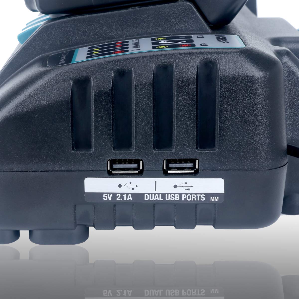 Biswaye 4 Port 18V Rapid Charger Dc18Sf Compatible With Bl1830 Bl1840 Bl1850 Bl1860 Bl1820B Bl1815 Bl1430 Bl1415 Charger Dc18Rc