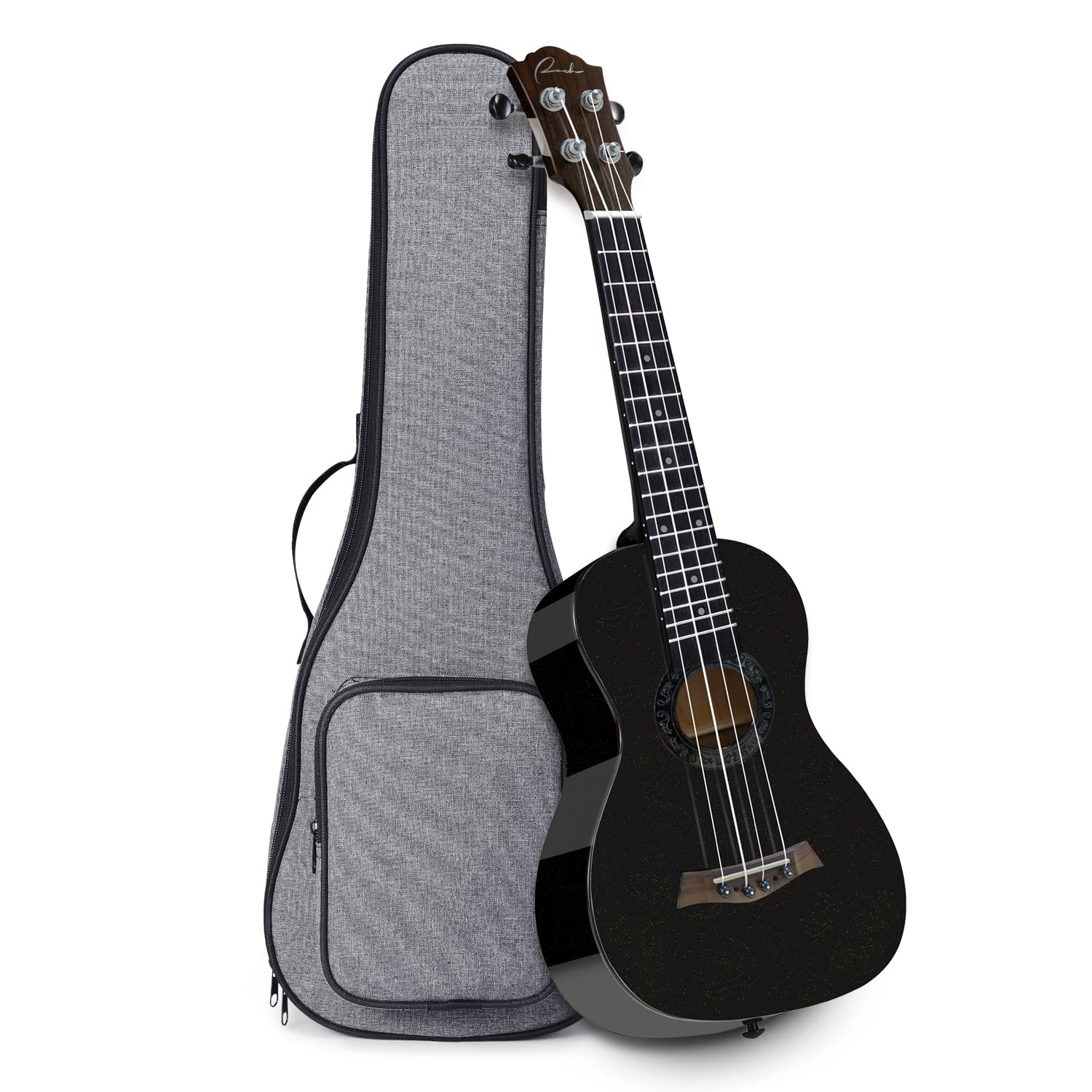 Ranch Soprano Ukulele 21 Inch Ukelele Professional Small Hawaiian Guitar Maple Top And Side And Back Glossy Ukalalee Bundle Gig