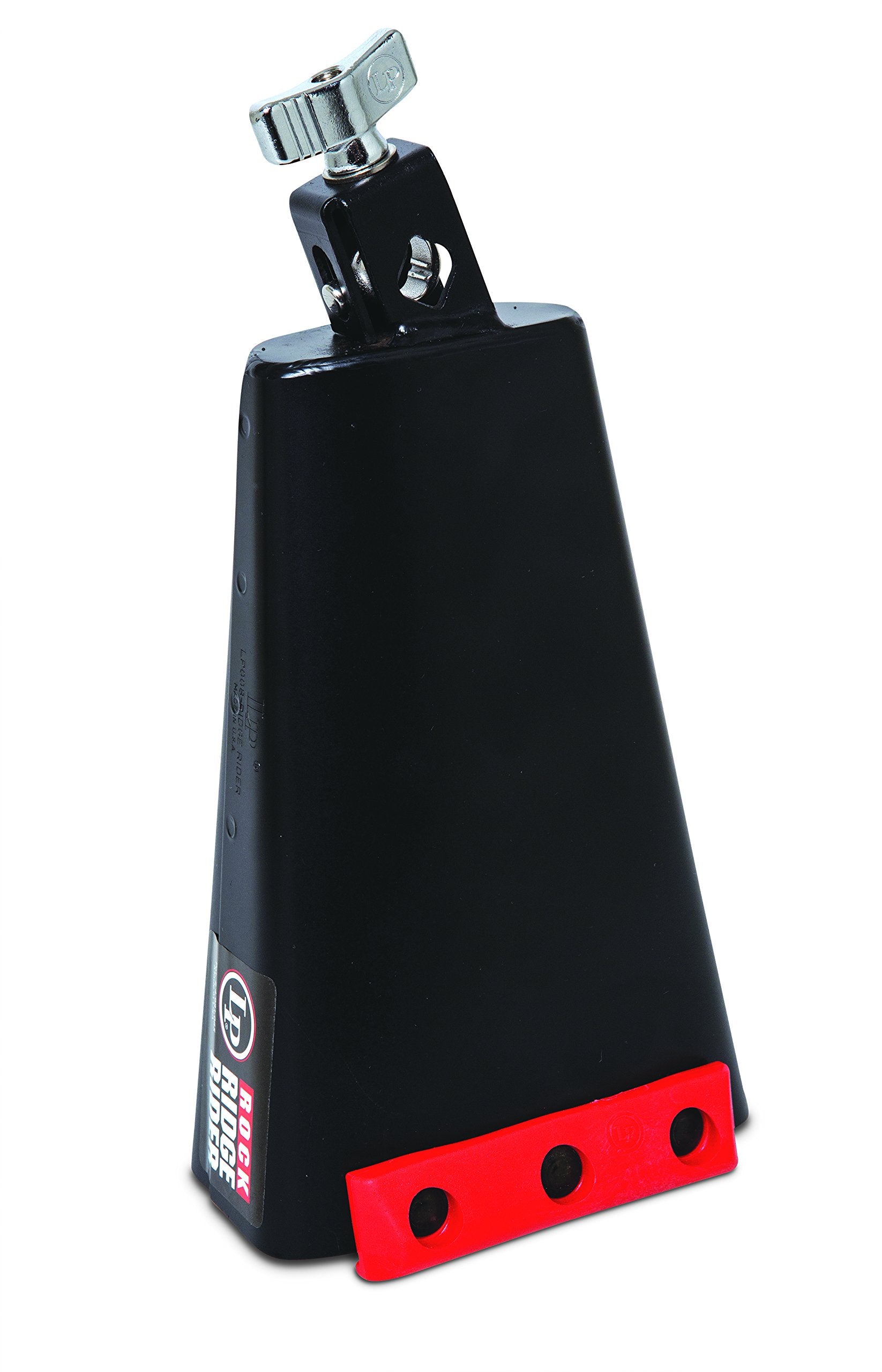LP ROCK Ridge Rider Cowbell with     inch Mount Black LP008-N