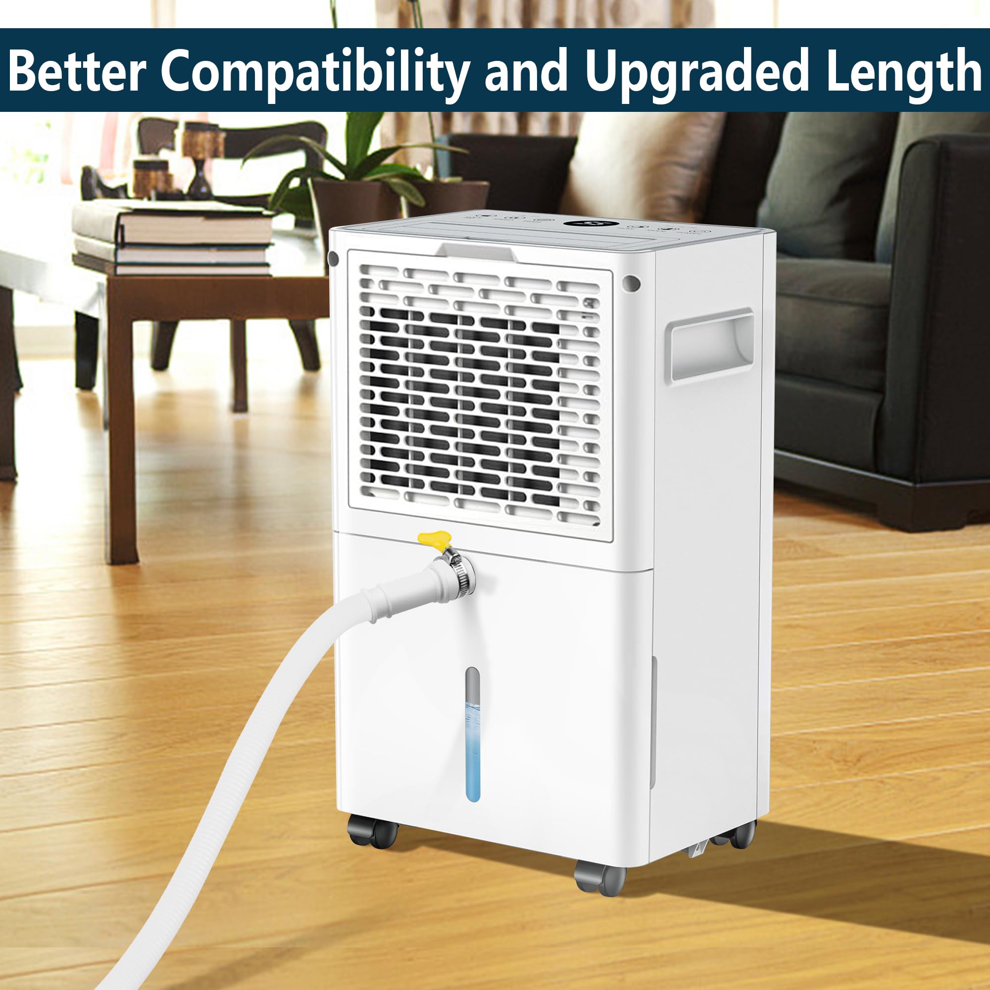 Nkiy Quen 16.5 Ft Dehumidifier Drain Hose 3/4'' Fht  Cuttable Leakproof Dehumidifier Discharge Hose For Drainage  Flexible Unive