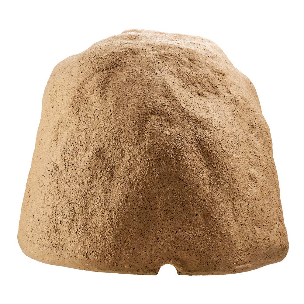 OSD Audio 8' Wireless Bluetooth Outdoor Rock Speaker Sandstone Canyon Brown Pair IP67 Power Supply BTR805