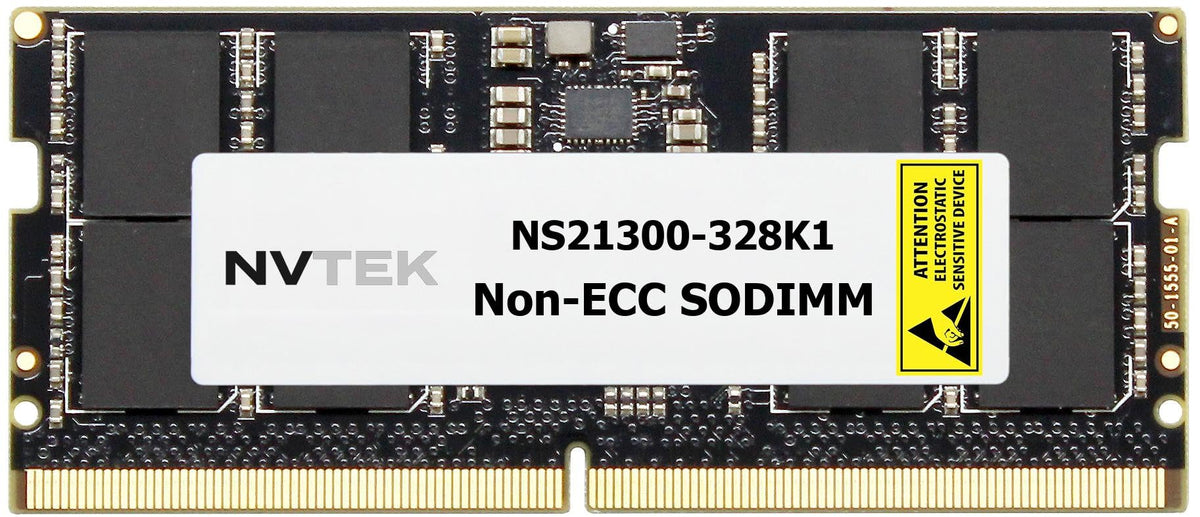 Nvtek 32Gb (1X32Gb) Ddr4 2666Mhz Pc4 21300 2Rx8 1.2V 260 Pin Non Ecc Sodimm Laptop Pc Computer Memory