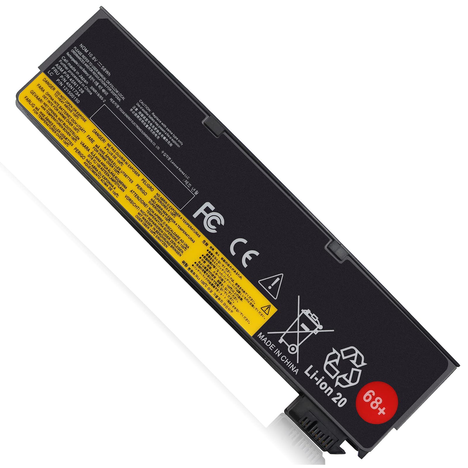 Shyarweyy X240 Battery 68+ 58Wh 10.8V Battery For Lenovo Thinkpad T440 T440S T450 T450S T460 T460P T470P T550 T560 L450 L460 L47
