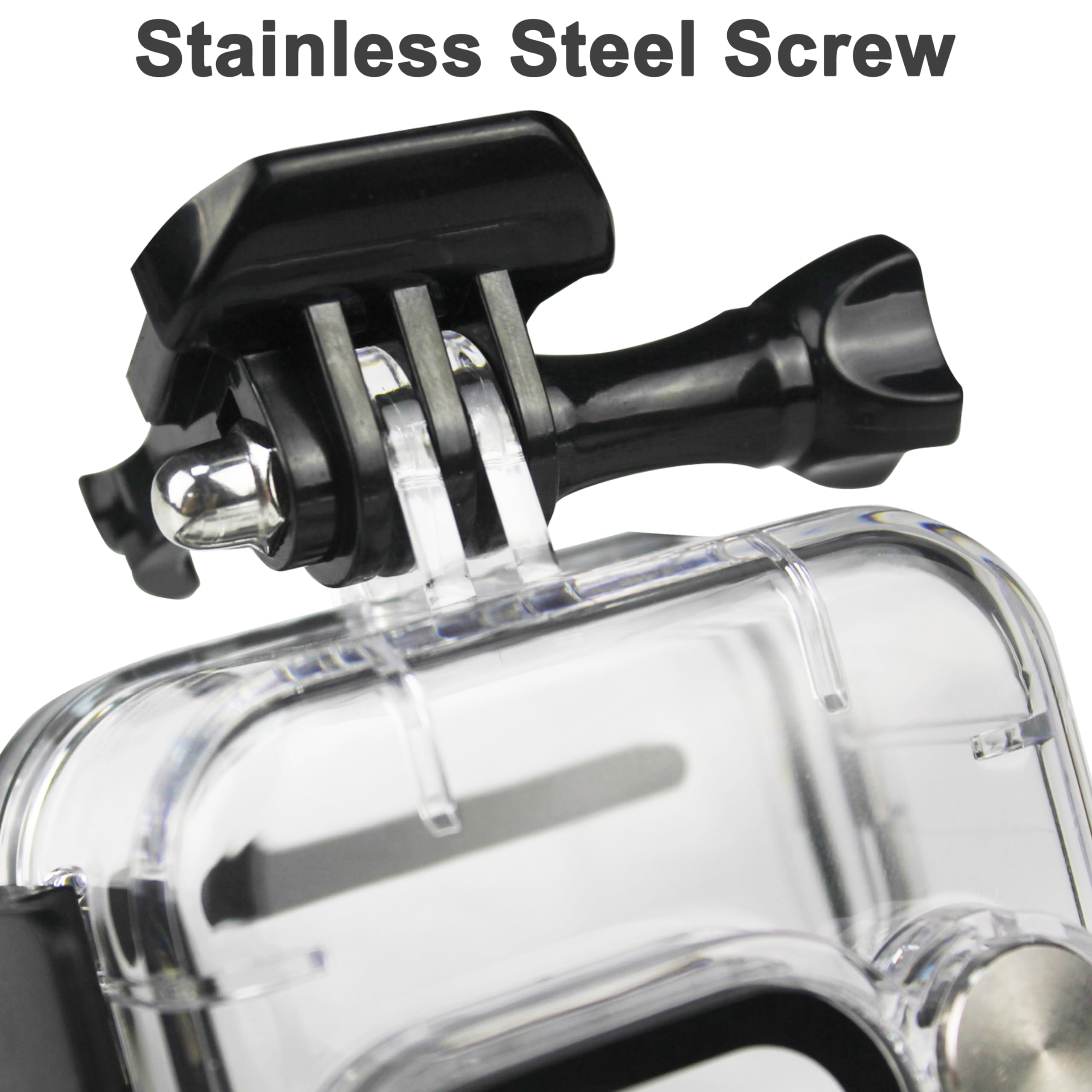 Fitstill Waterproof Case For Go Pro Hero 11 Balck Mini Action Camera,60M/196Ft Diving Protective Housing Shell For Hero 11 Black