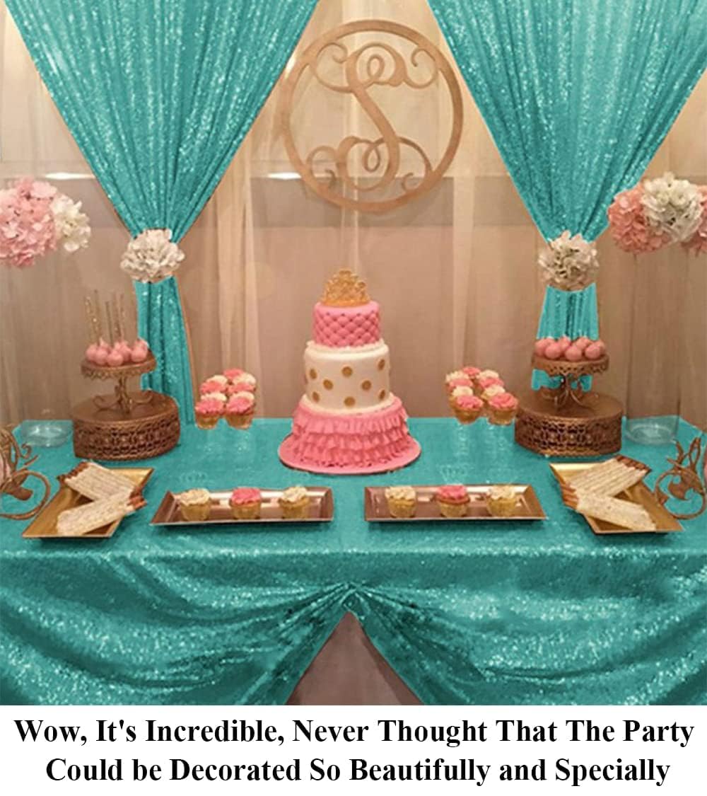 Partisout Sequin Backdrop Glitter Backdrop Sequin Backdrop Curtain 2 Panels 4Ftx8Ft Blackout Curtains Photo Backdrop For Graduat