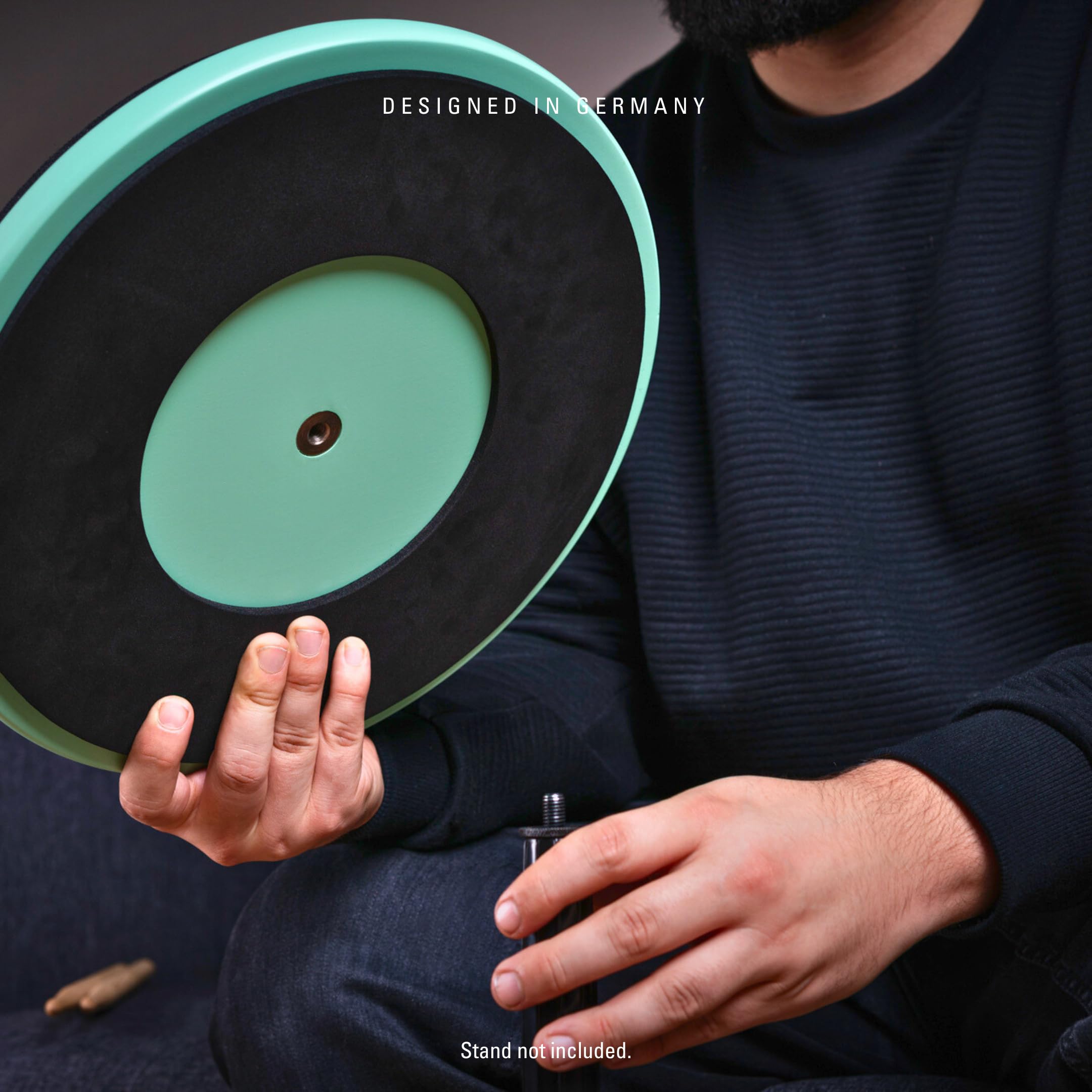 Meinl Cymbals 12 Marshmallow Drum Practice Pad For Ultra-Quiet Sticking, Medium Rebound And Mountable On Cymbal Stands (Mmp12Sf)