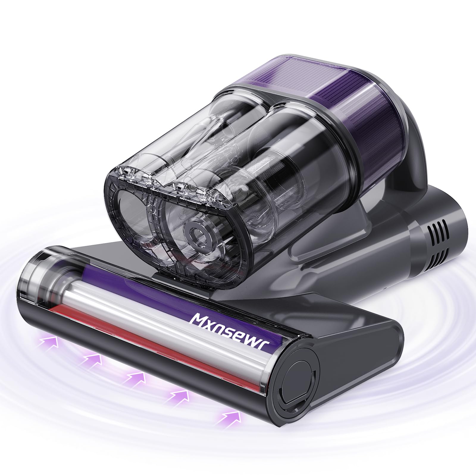 Mattress Vacuum Cleaner, Bed Vacuum with 18Kpa Suction & 253.7nm UVC Light