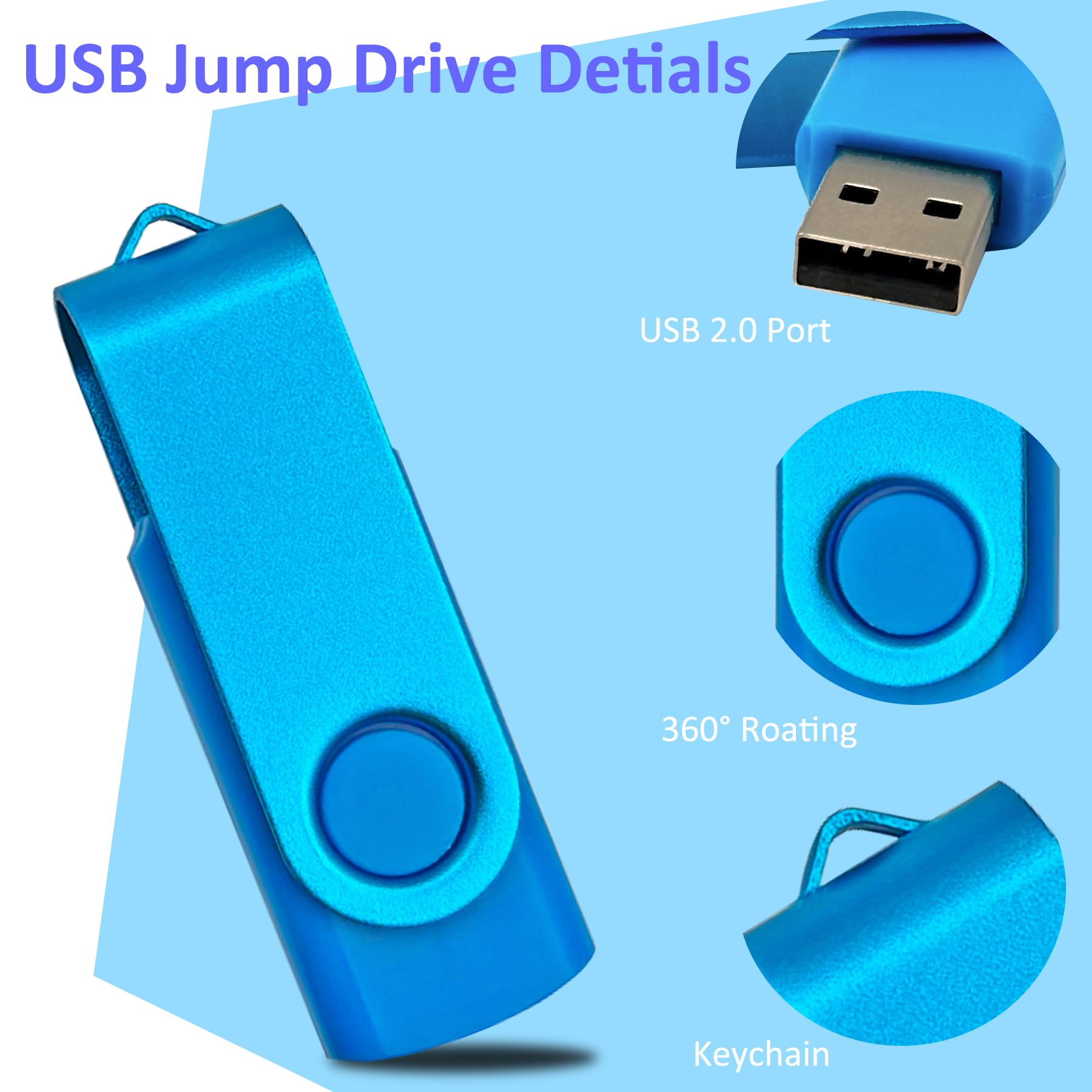 1Gb Usb Flash Drive 10 Pack, Nicepicten Pendrive Bulk Usb 2.0 Thumb Drive Memory Stick Jump Drive Zip Drive Usb Key With Lanyard