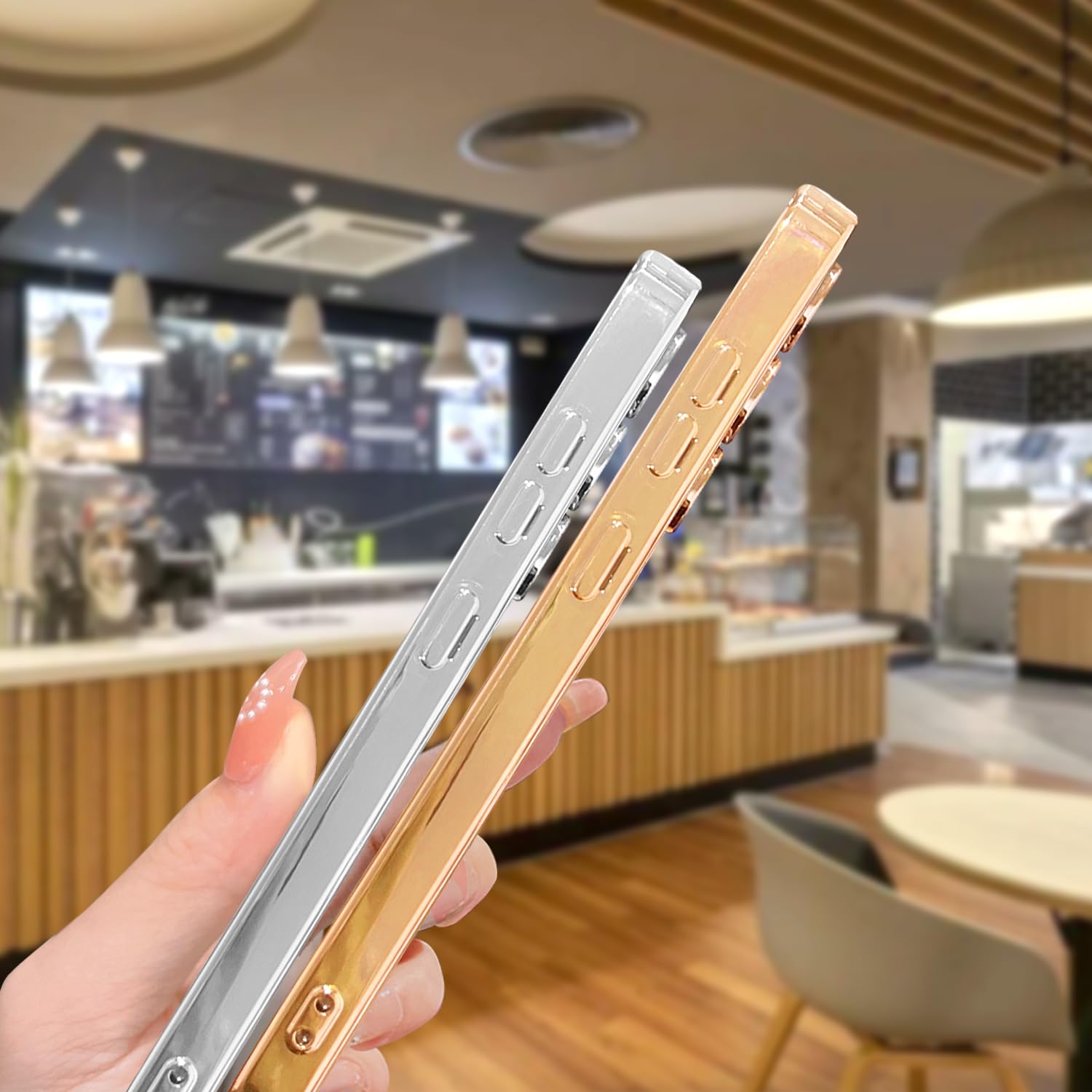 Zonrw For Samsung Galaxy S24 Case Magnetic,For Women Girl Soft Cute Luxury Love Heart Plating Bling Glitter Gradient Clear Phone