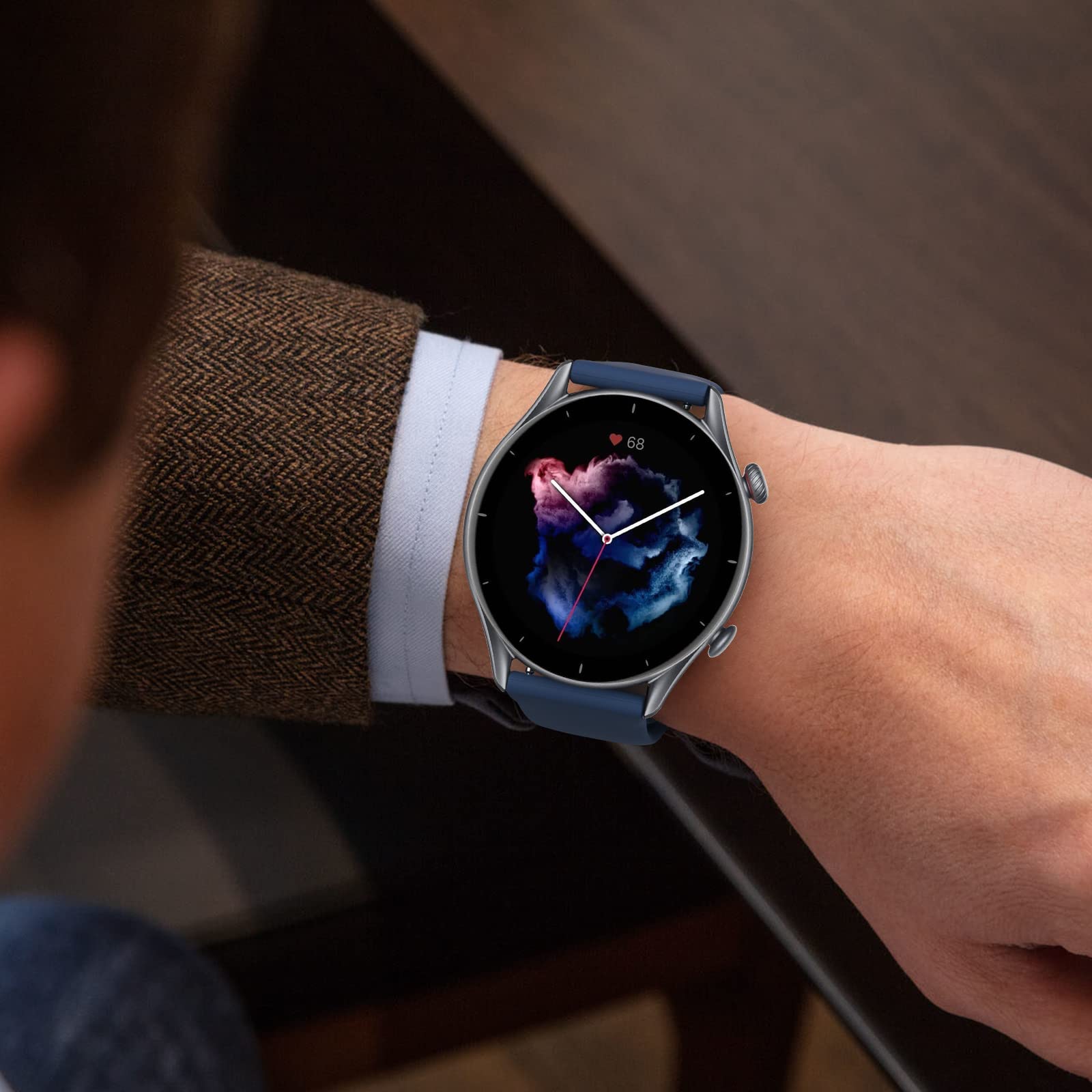 Silicone Band For Amazfit Gtr 3 Pro/ Gtr 3/ Gtr 2E/ Gtr 2/ Amazfit Gtr 47Mm Smart Watch, 22Mm 4 Pack Soft Quick Release Replacem