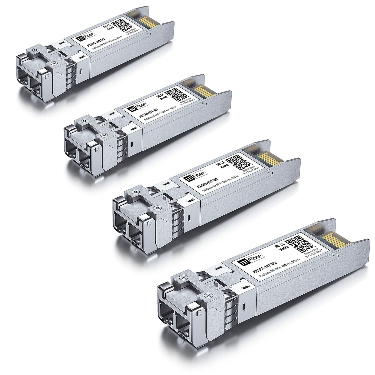 10G Multimode Sfp+ Lc Module, 10Gbase Sr Fiber Transceiver For Cisco Sfp 10G Sr, Meraki Ma Sfp 10Gb Sr, Ubiquiti Unifi Uf Mm 10G