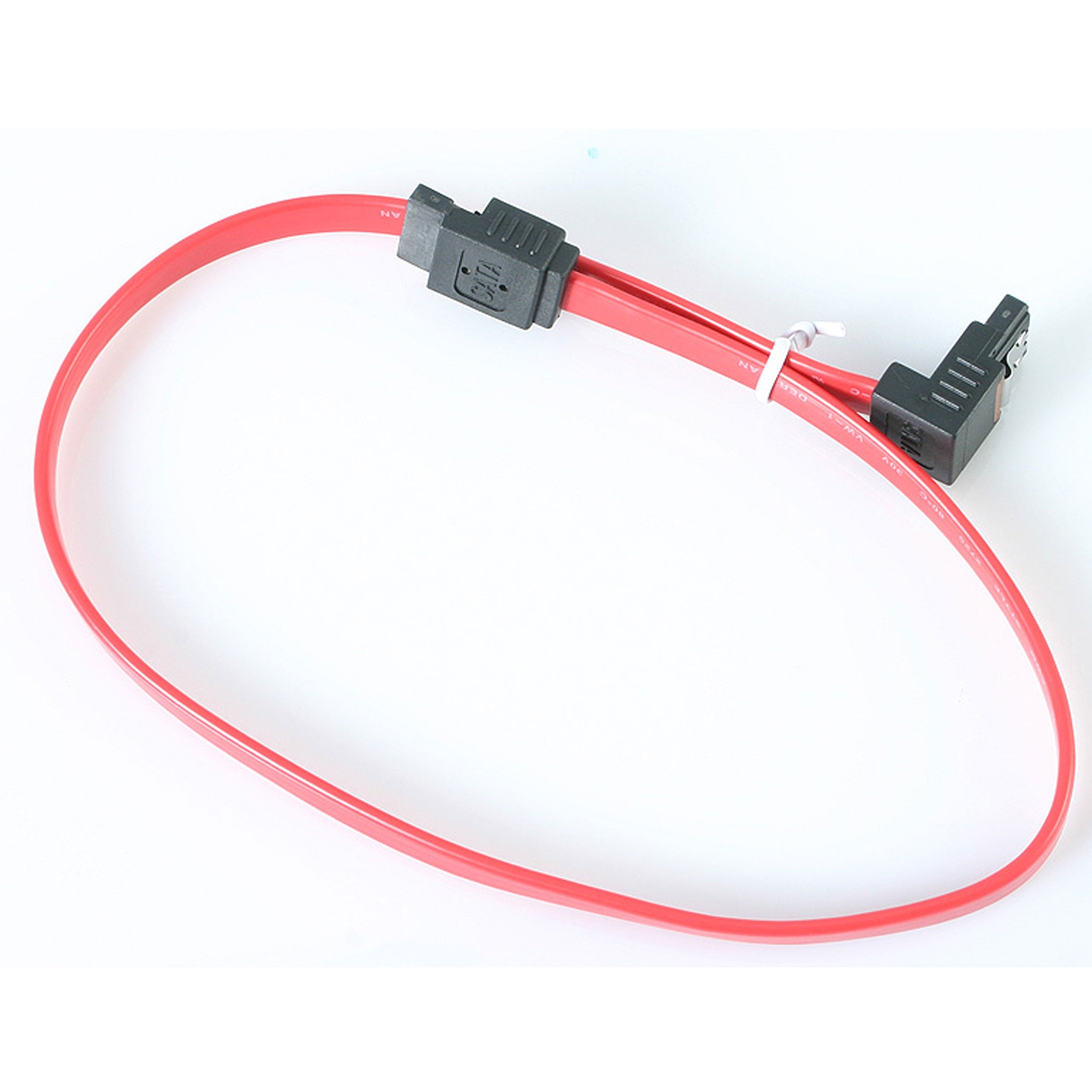 Startech.Com 18In Latching Sata To Right Angle Sata Serial Ata Cable   Right Angle Sata Cable   Sata 6Gbps   18 Inch (Lsata18Ra1