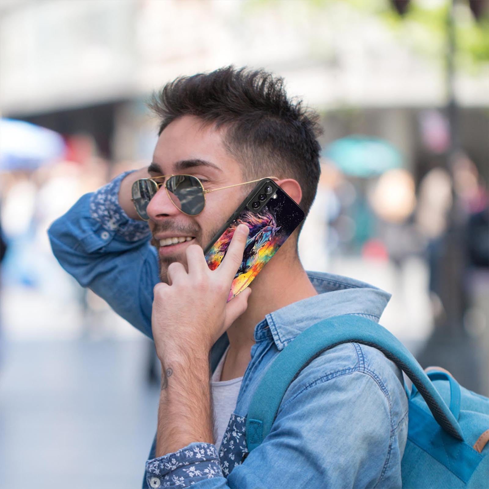 Fgdrfgrw Designed For Galaxy S24 Plus Case,Soft Frosted Tpu Ultra Thin Cover,Shock-Absorption,Anti-Scratch Protective Case For S