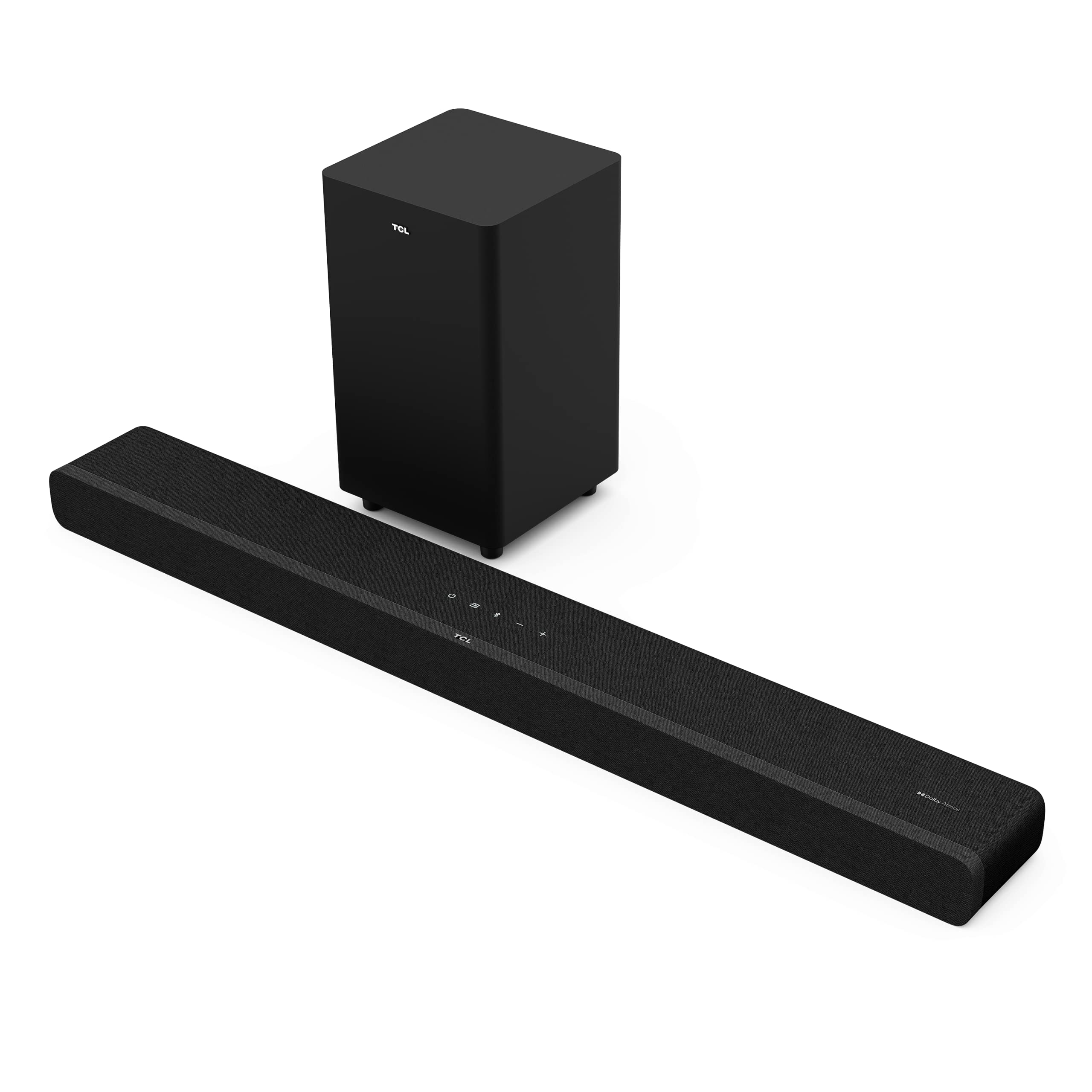 Tcl 4K Alto 8 Plus 2.1.2 Channel Dolby Atmos Sound Bar With Wireless Subwoofer, Bluetooth - Ts8212-Na, 39-Inch, Black