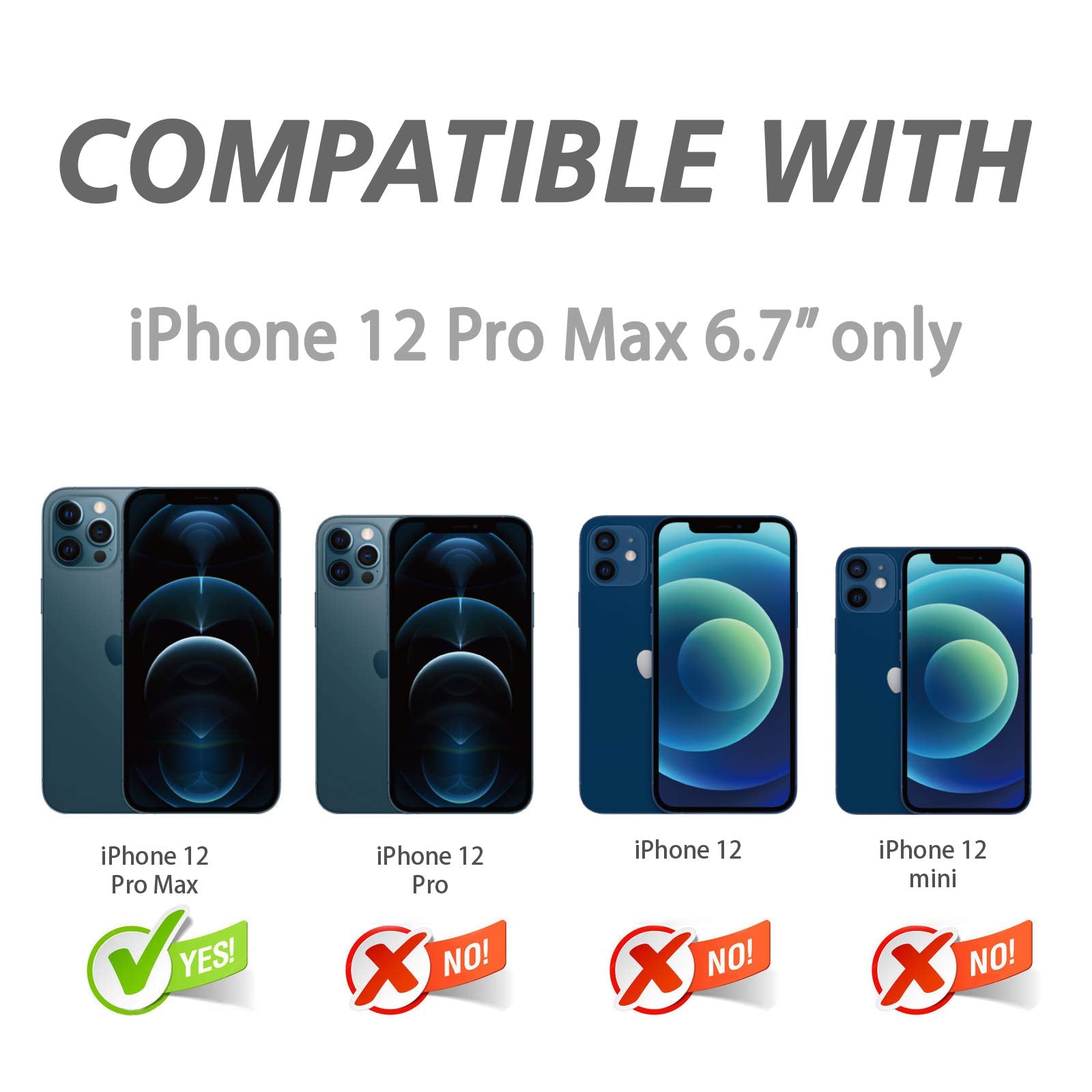[3 Pack] Cloudvalley Camera Lens Protector For Iphone 12 Pro Max, 6.7'' Tempered Glass + Camera Lens Cover, 9H Hardness, 6.7 Inc