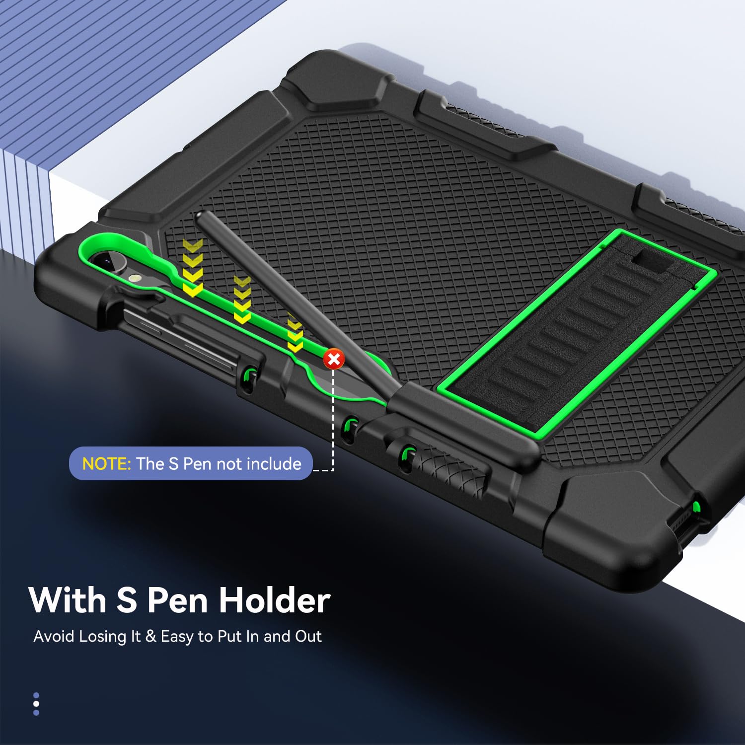 Cantis Case For Samsung Galaxy Tab S9 Fe 5G 10.9 Inch/Galaxy Tab S9 11 Inch Case 2023, Heavy Duty Shockproof Rugged Protective C