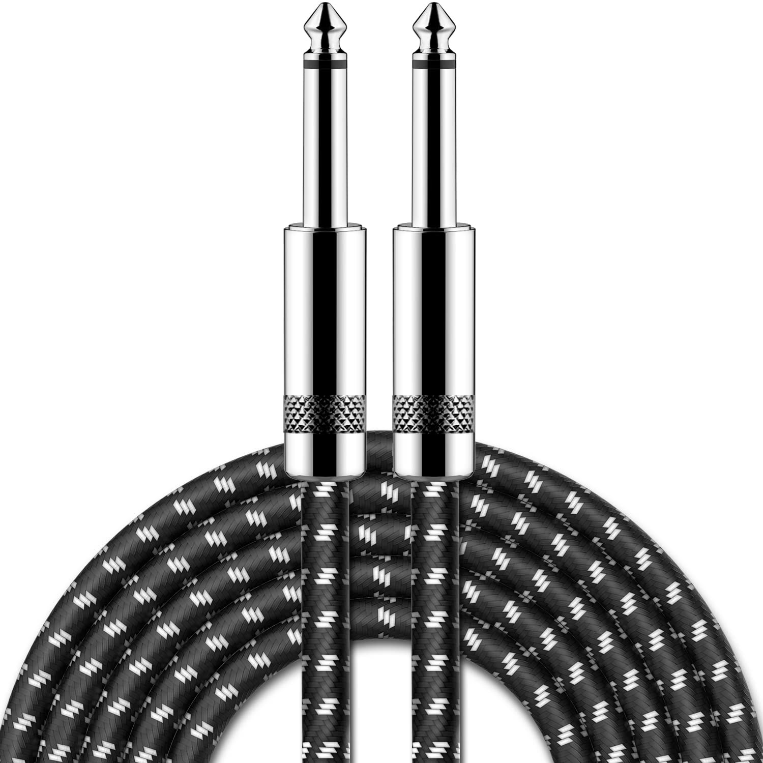 New Bee Guitar Cable 10 ft Electric Instrument Cable Bass AMP Cord 1/4 Straight to Straight for Electric Guitar, Bass Guitar, El