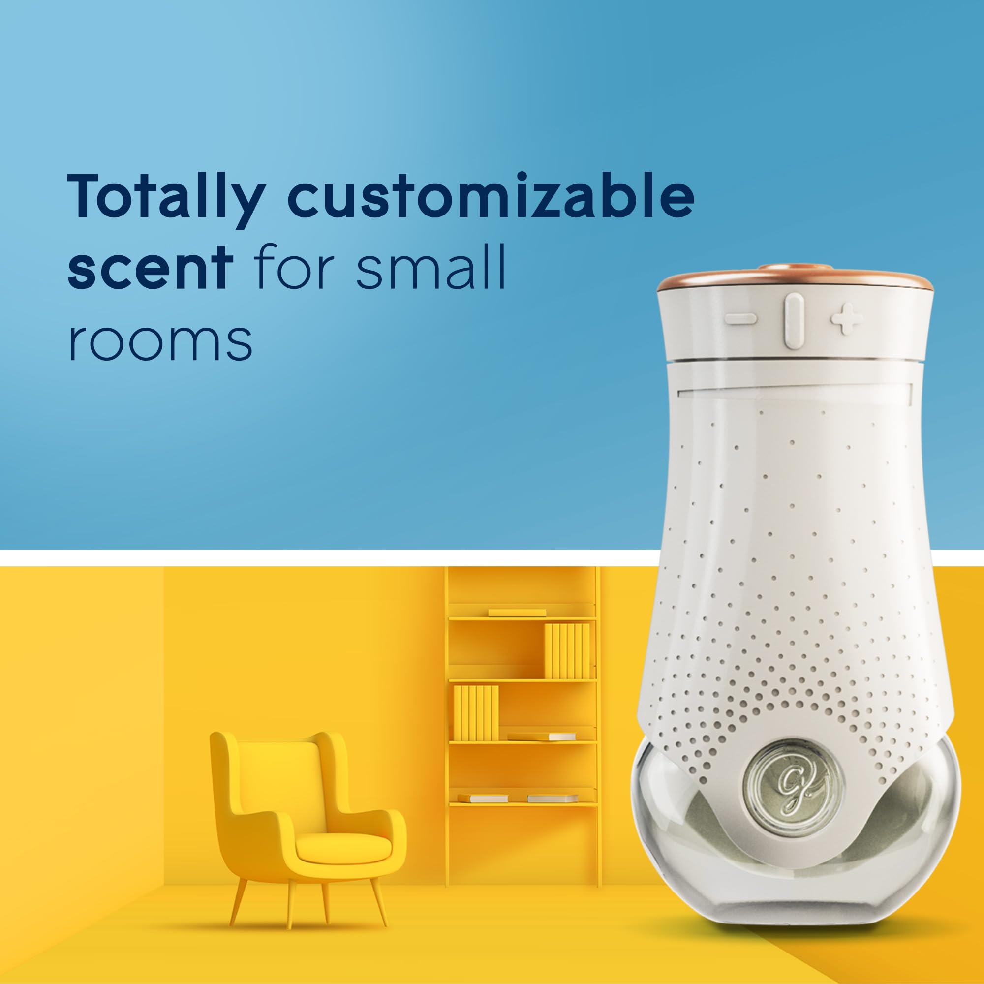 Glade Plugins Air Freshener Warmer, Scented And Essential Oils For Home And Bathroom, Up To 50 Days On Low Setting, 5 Count