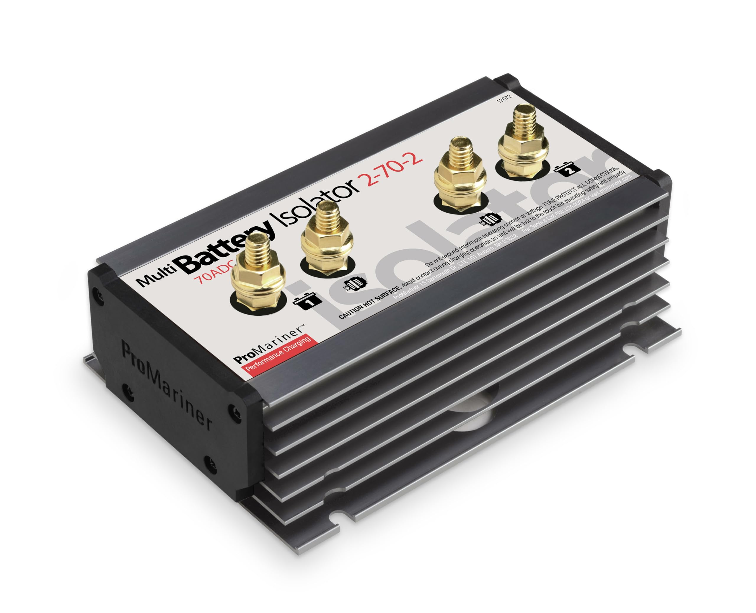 Promariner Battery Isolator - 2 Alternator - 2 Battery - 70 Amp,WBAUVB0DTQ9LQYW