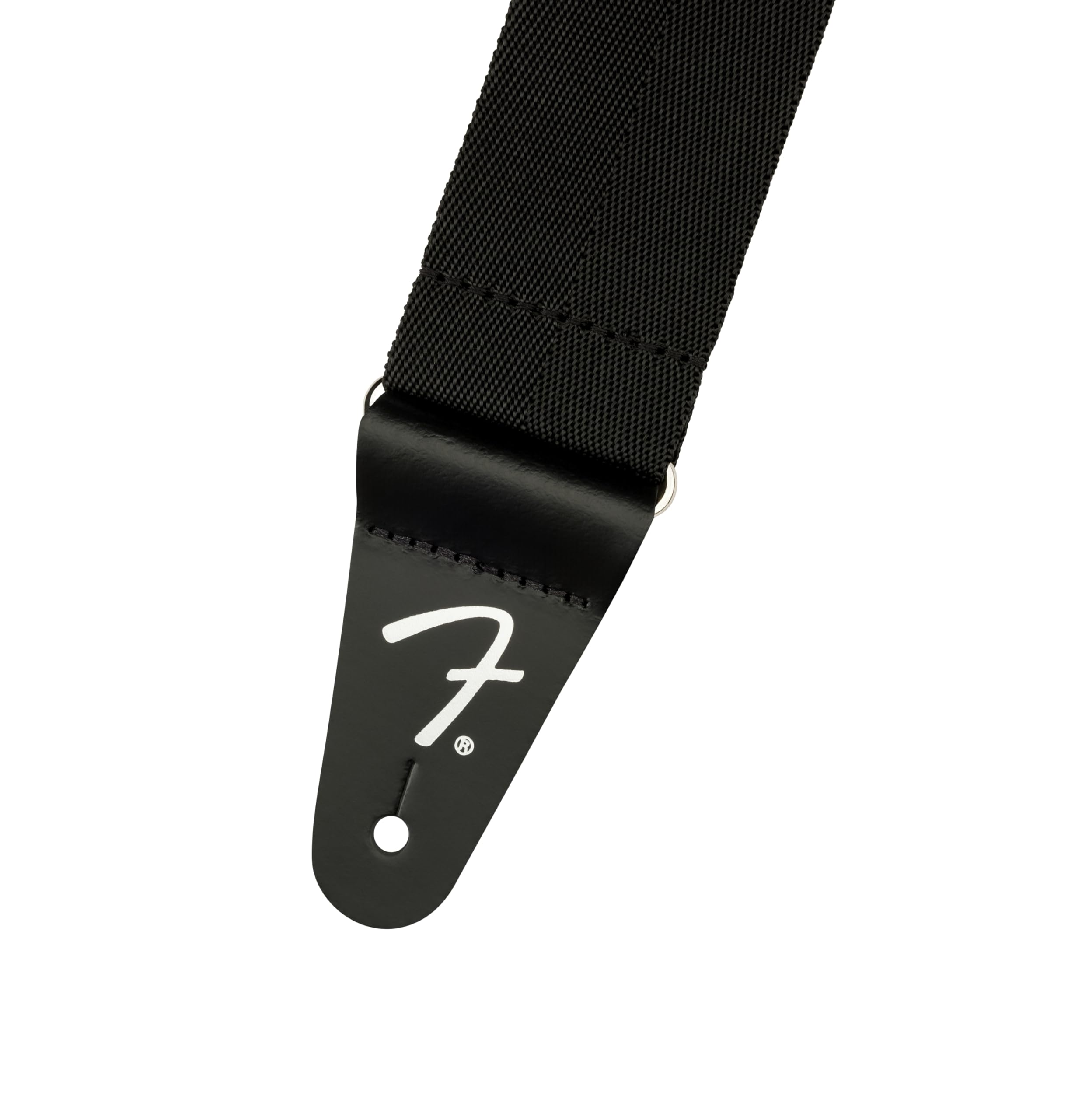 Fender Polypropylene Guitar Strap, Guitar Accessories, Leather Ends, Black