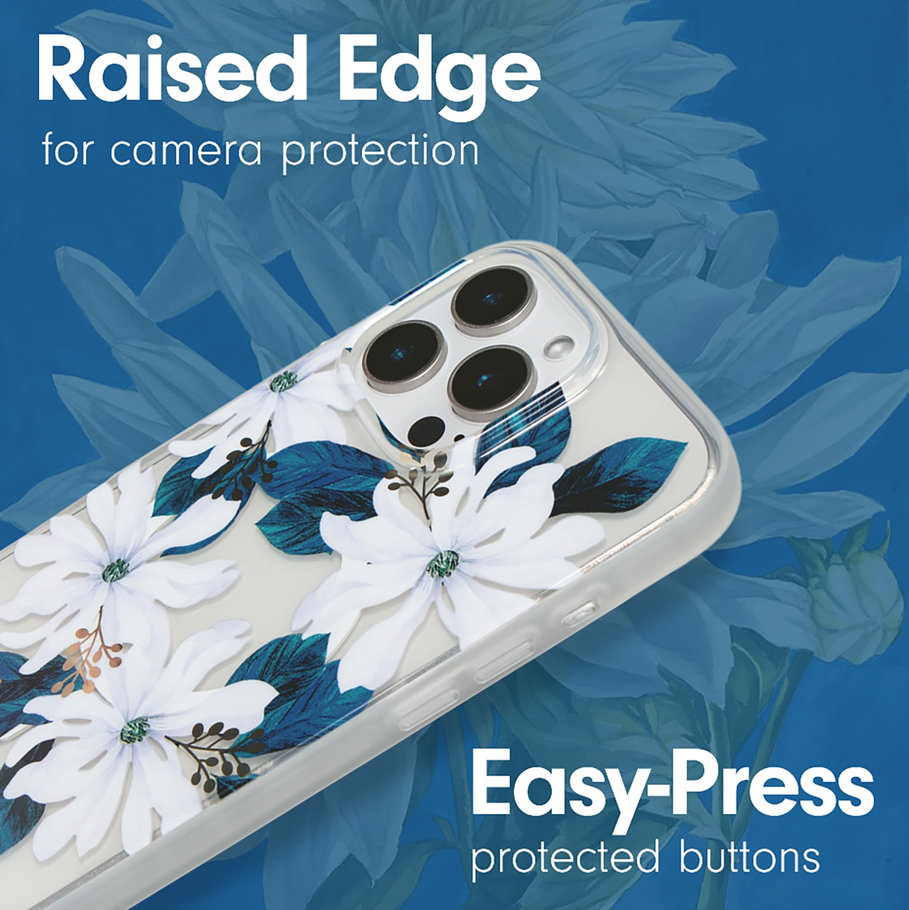 Sonix Case For Iphone 16 Pro Max | Compatible With Magsafe | 10Ft Drop Tested | Delilah Flower