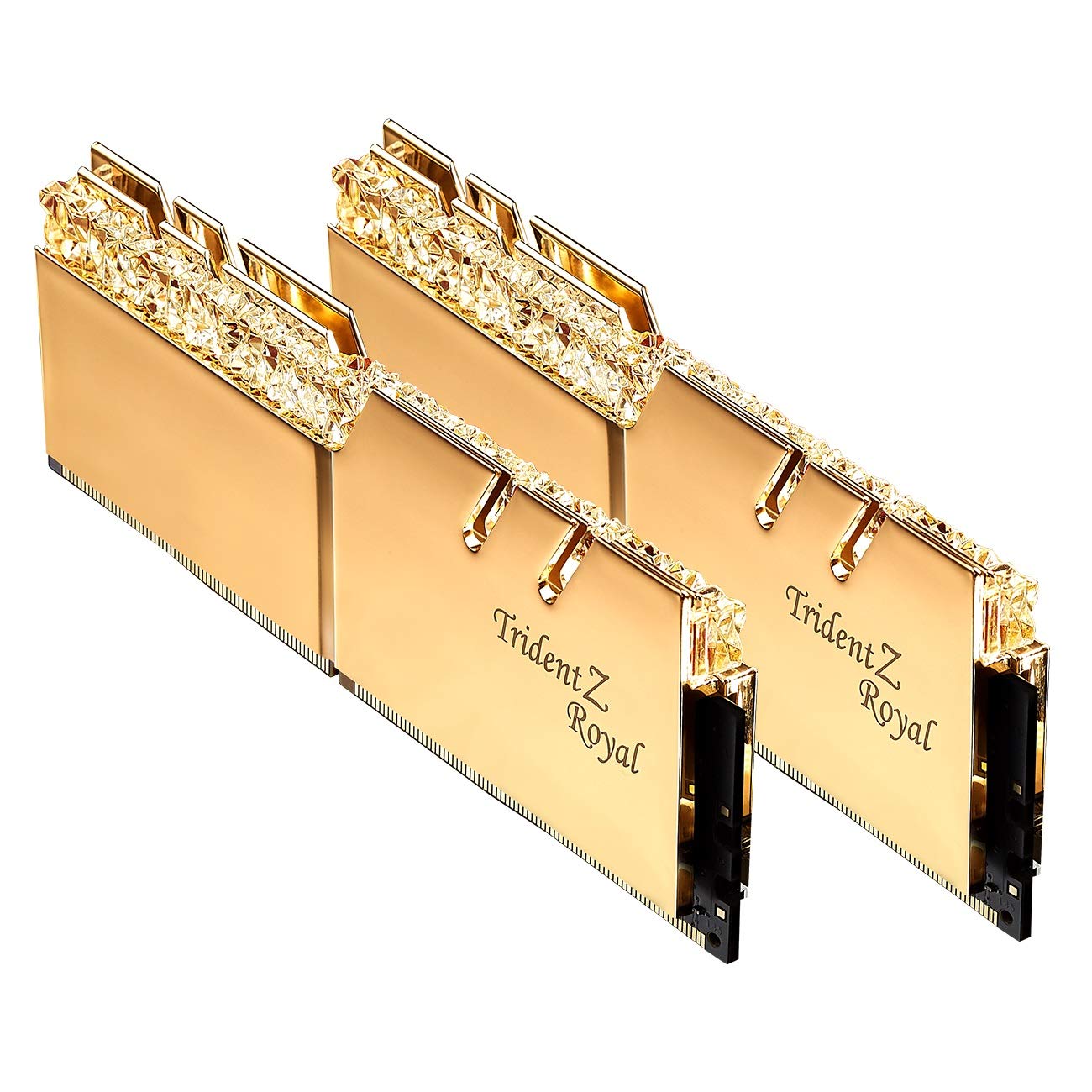 G.Skill 32Gb Ddr4 Trident Z Royal Gold 3600Mhz Pc4 28800 Cl19 1.35V Dual Channel Kit