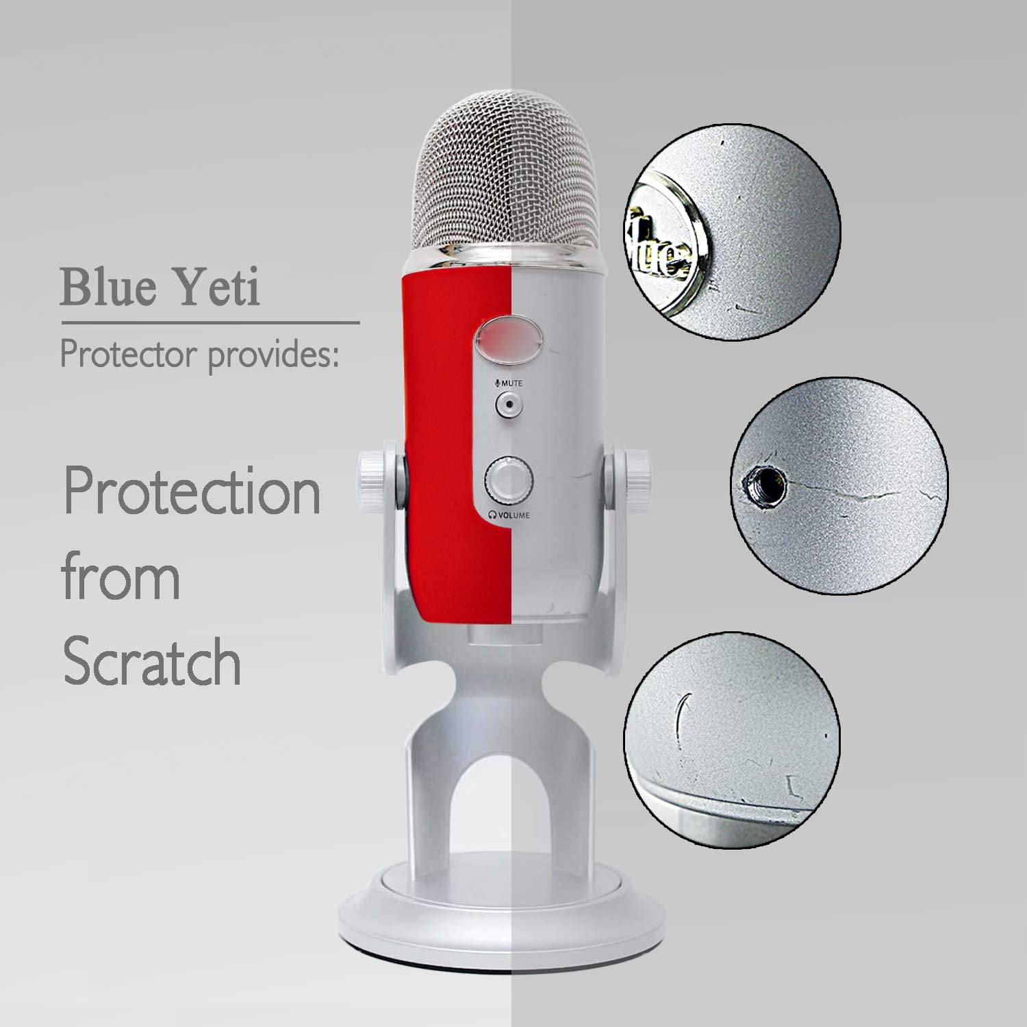 Youshares Microphone Windscreen Foam   Mic Cover Pop Filter Windshield &Protector For Blue Yeti, Yeti Pro Condenser Microphones