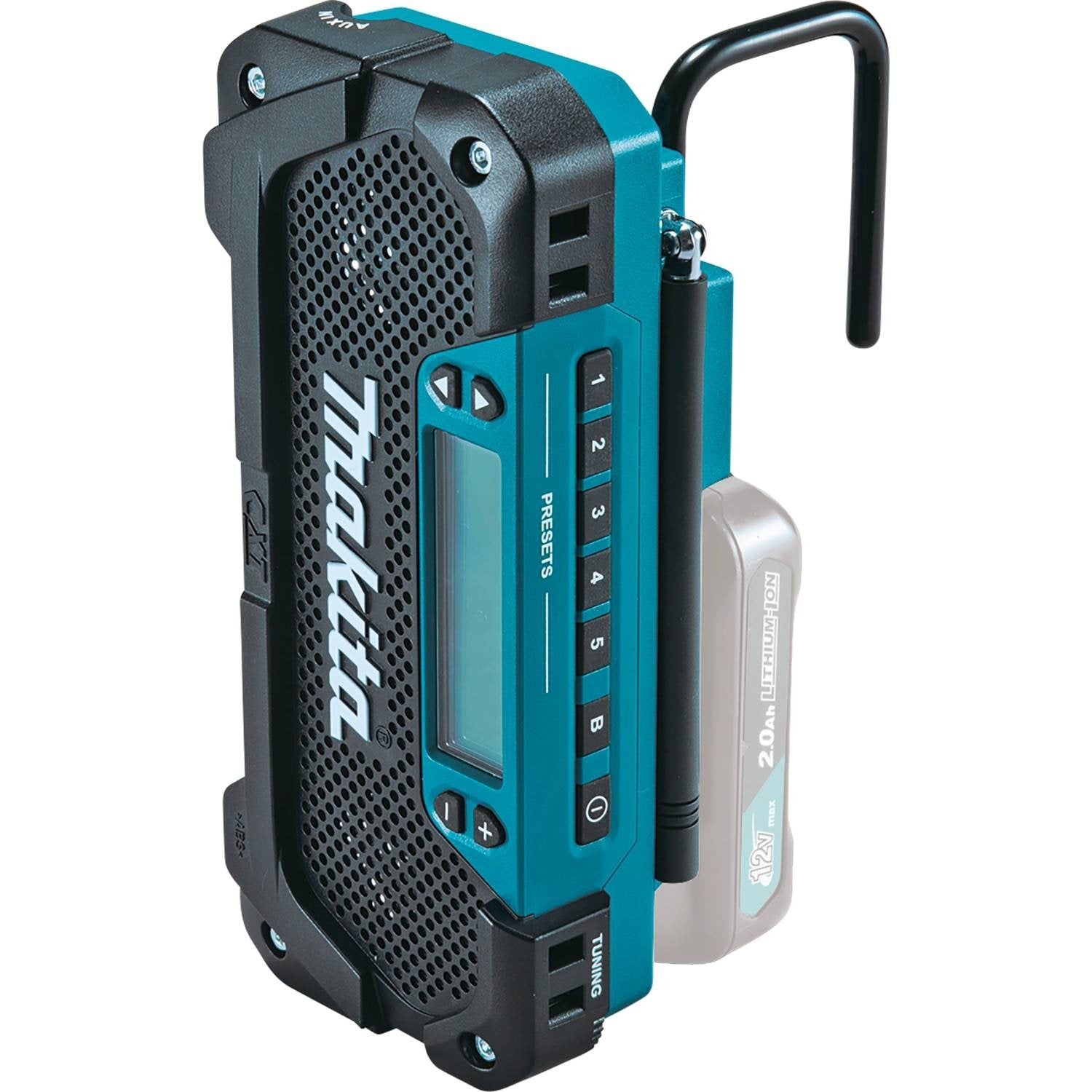 Makita Rm02 12V Max Cxt� Lithium Ion Cordless Compact Job Site Radio, Tool Only
