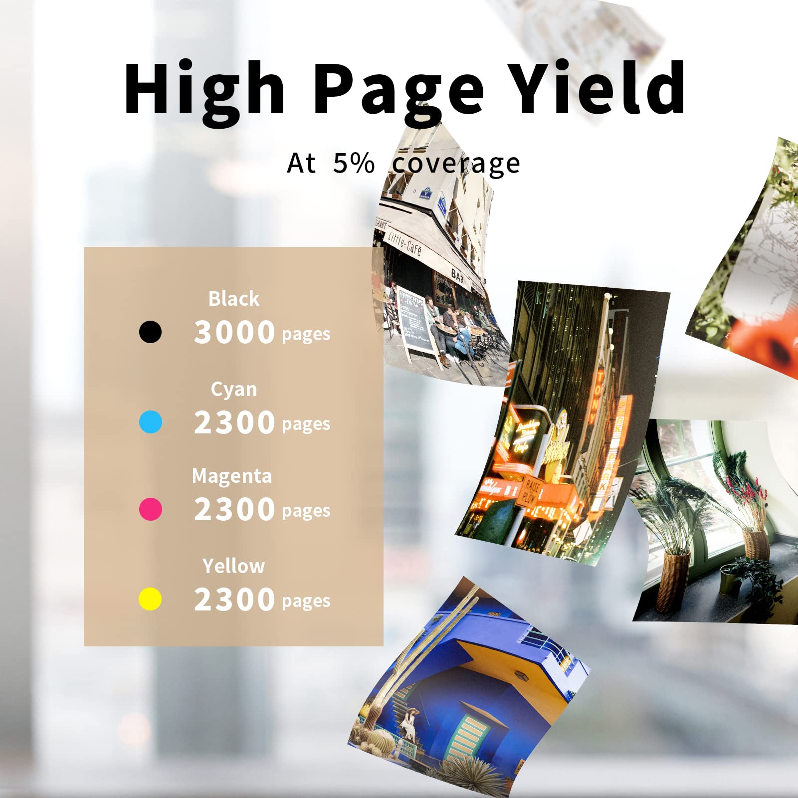 Xji Compatible Toner Cartridges Replacement For Brother Tn227 Tn 227 Tn227Bk Tn227C Tn227M Tn227Y Tn223 Tn 223, For Hl L3210Cw L