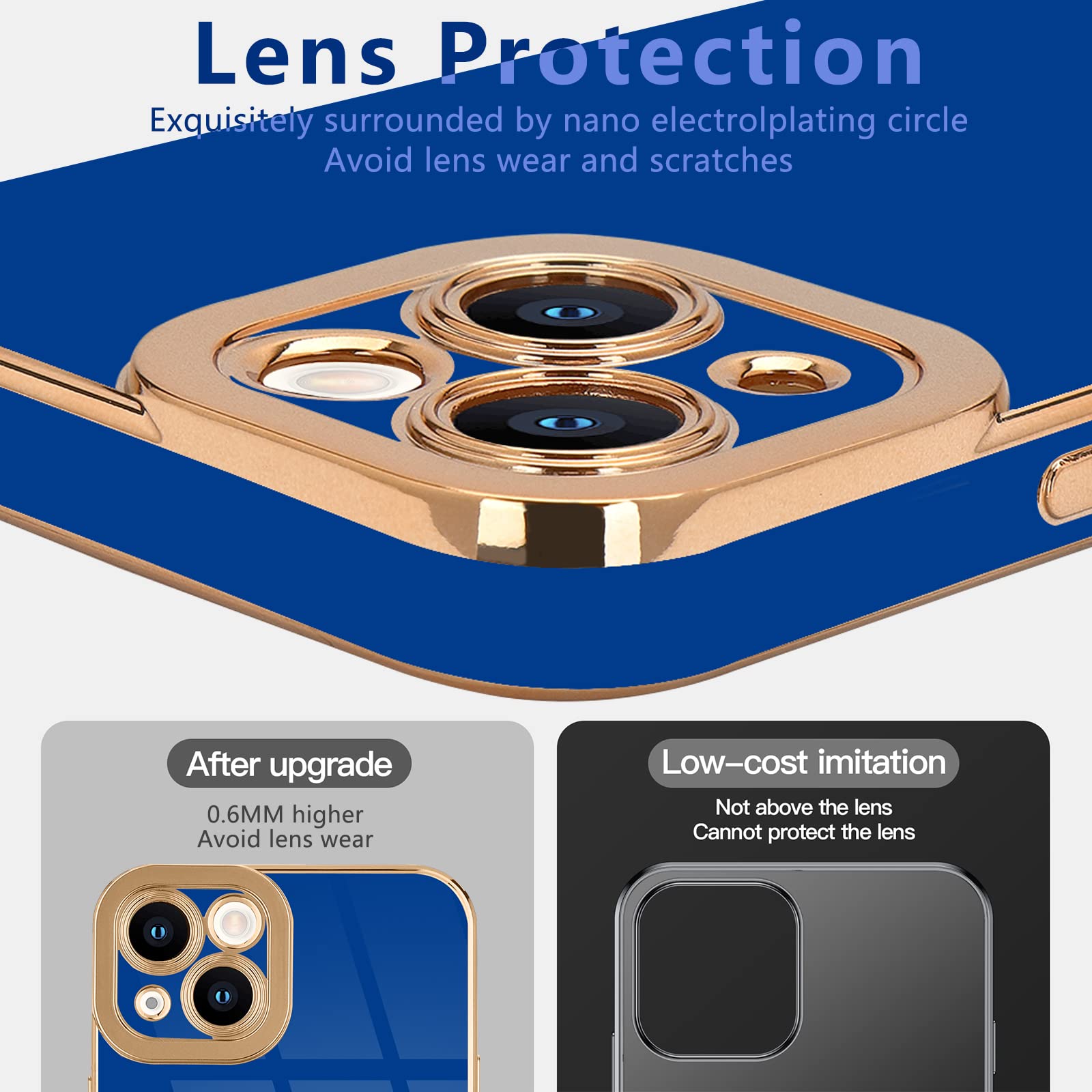 Lafunda For Iphone 13 Pro Case, Cute Slim Soft Silicone Shockproof Phone Cover For Women Girls Anti Scratch Protective Luxury Pr