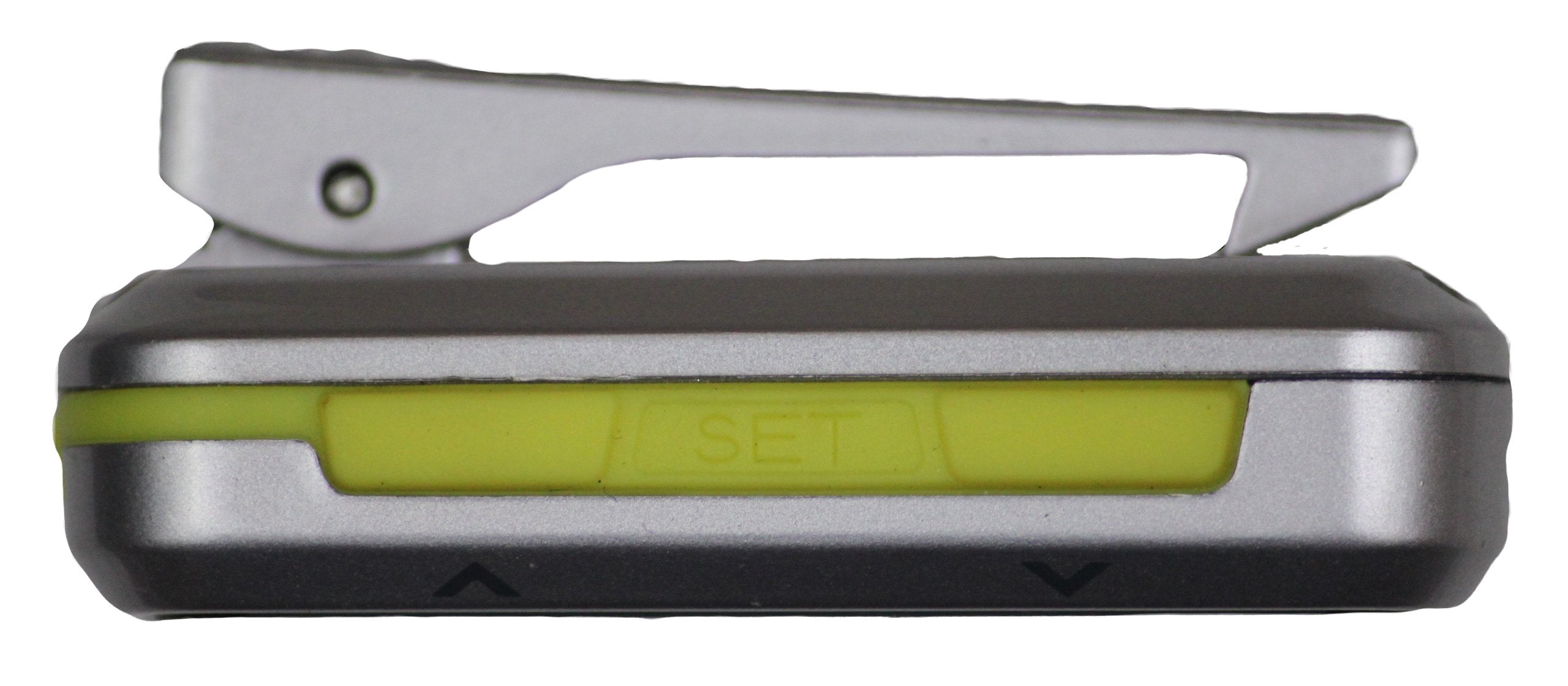 Gymboss Interval Timer And Stopwatch   Silver/Yellow Metallic Gloss