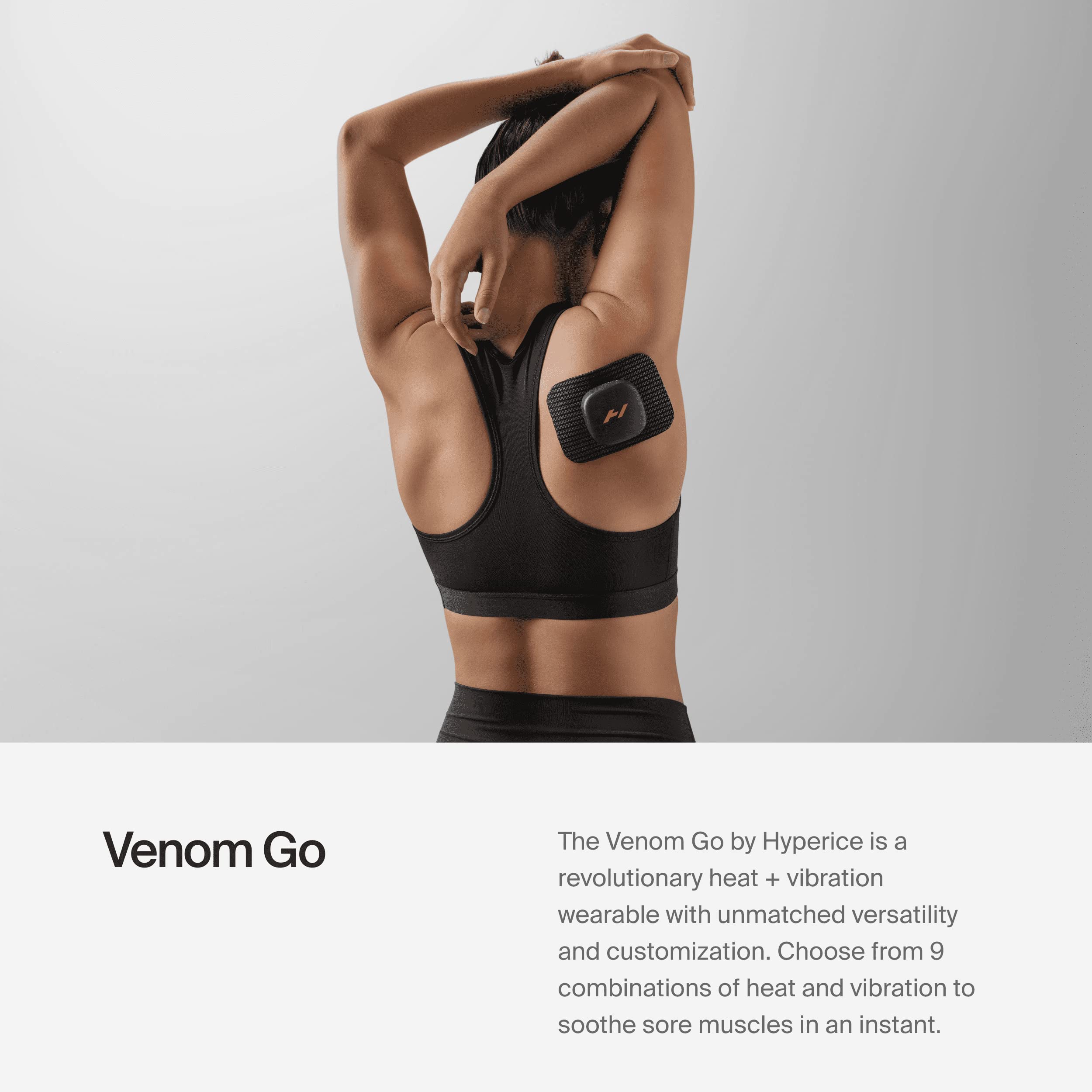 Hyperice Venom Go - Advanced Heat + Vibration Wearable (Venom Go) - Fsa And Hsa Eligible