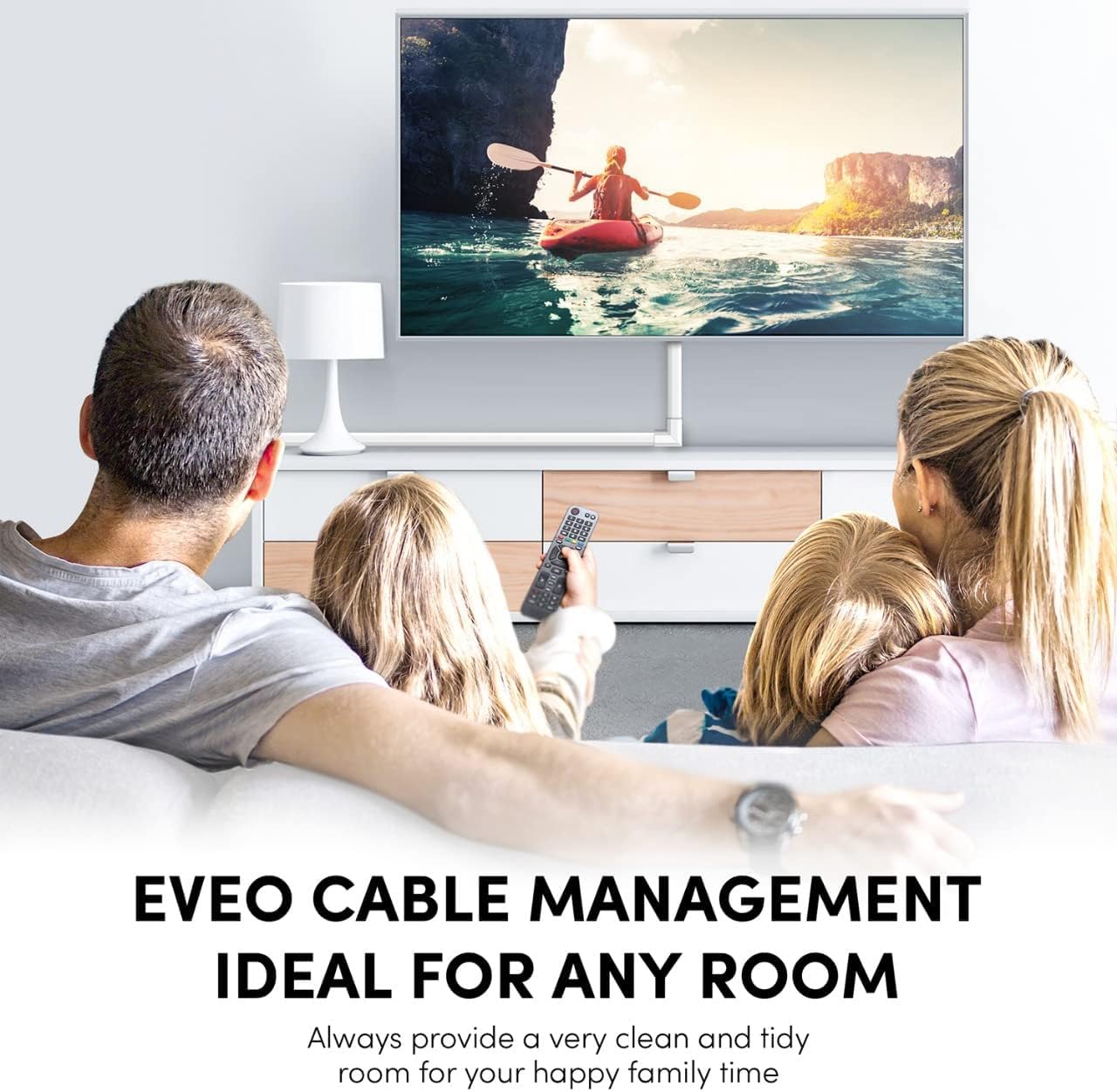 Eveo Cord Hider   300    Cord Cover Wall Cable Hider, Cable Concealer, Wire Hiders For Tv On Wall. Cable Management, Cord Hider