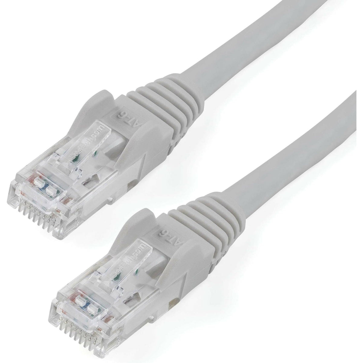 StarTech.com 125ft CAT6 Ethernet Cable   Gray CAT 6 Gigabit Ethernet Wire  650MHz 100W PoE RJ45 UTP Network/Patch Cord Snagless w/Strain Relief Fluke Tested/Wiring is UL Certified/TIA (N6PATCH125GR)