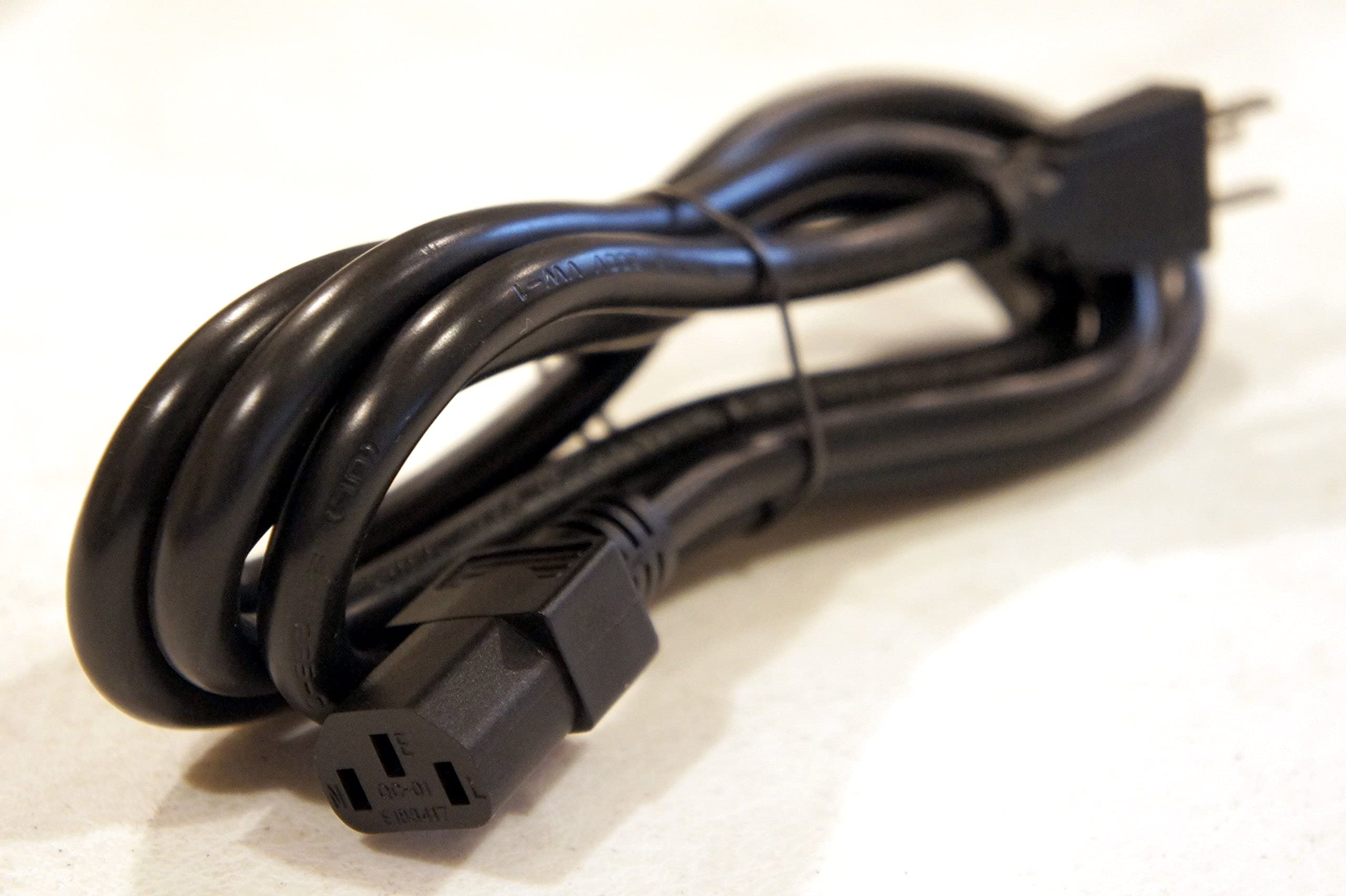 Heavy Duty 6 Foot 14 Awg Ac 3 Prong Power Cord For Guitar Amplifier Musical Amp Pc And More