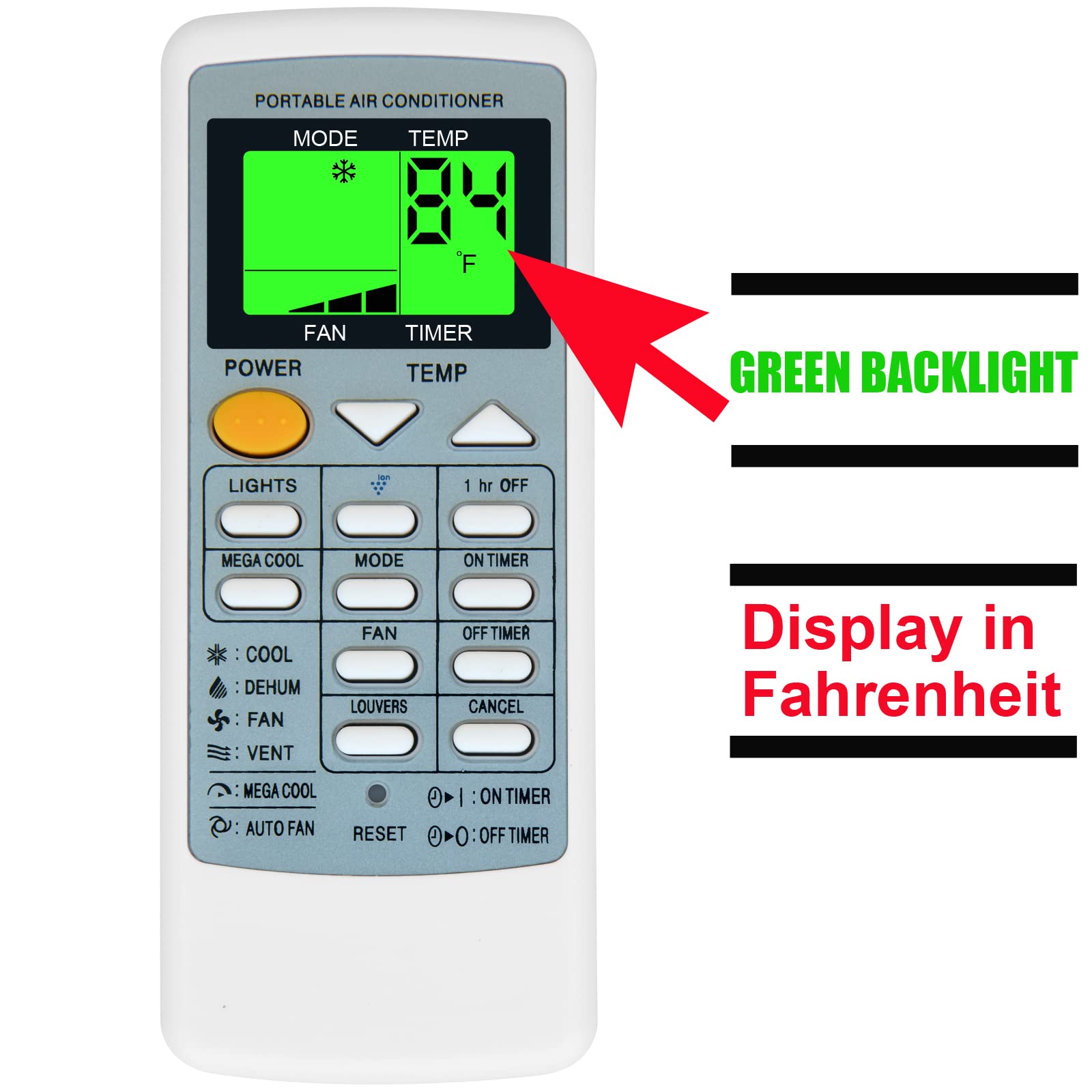 Replacement For Sharp Air Conditioner Remote Control Model Number: Crmc A805Jbez Crmc A663Jbez Works For Cv P09Fl Cv P09Fx Cv P09Lx Cv P10Mx Cv P12Lx Xv 4181 Cvp12Px Cvpd13Px Cv2P10Sc Cv2P10Sc