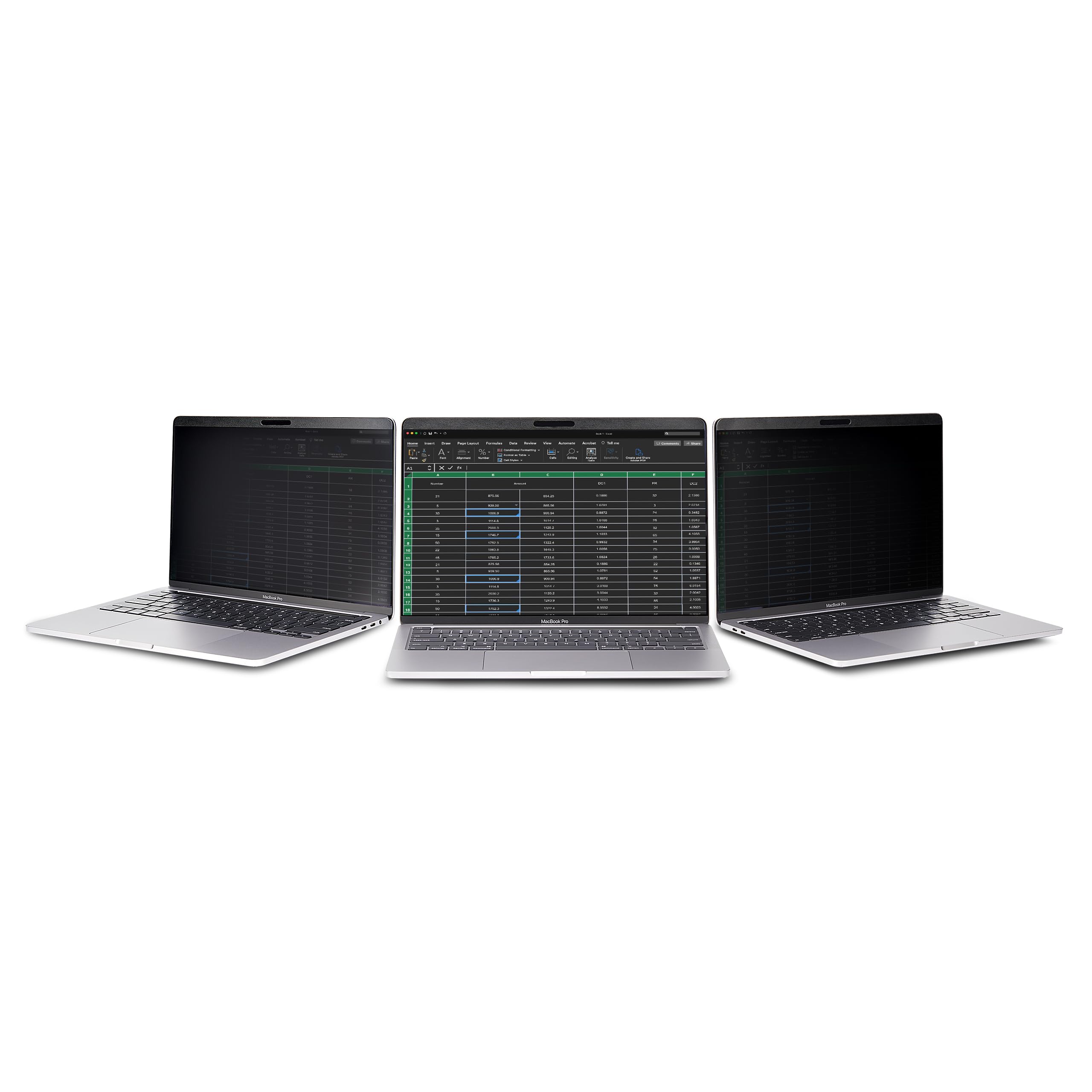 Startech.Com Laptop Privacy Screen For 13 Inch Macbook Pro & Macbook Air   Magnetic Removable Security Filter   Blue Light Reduc