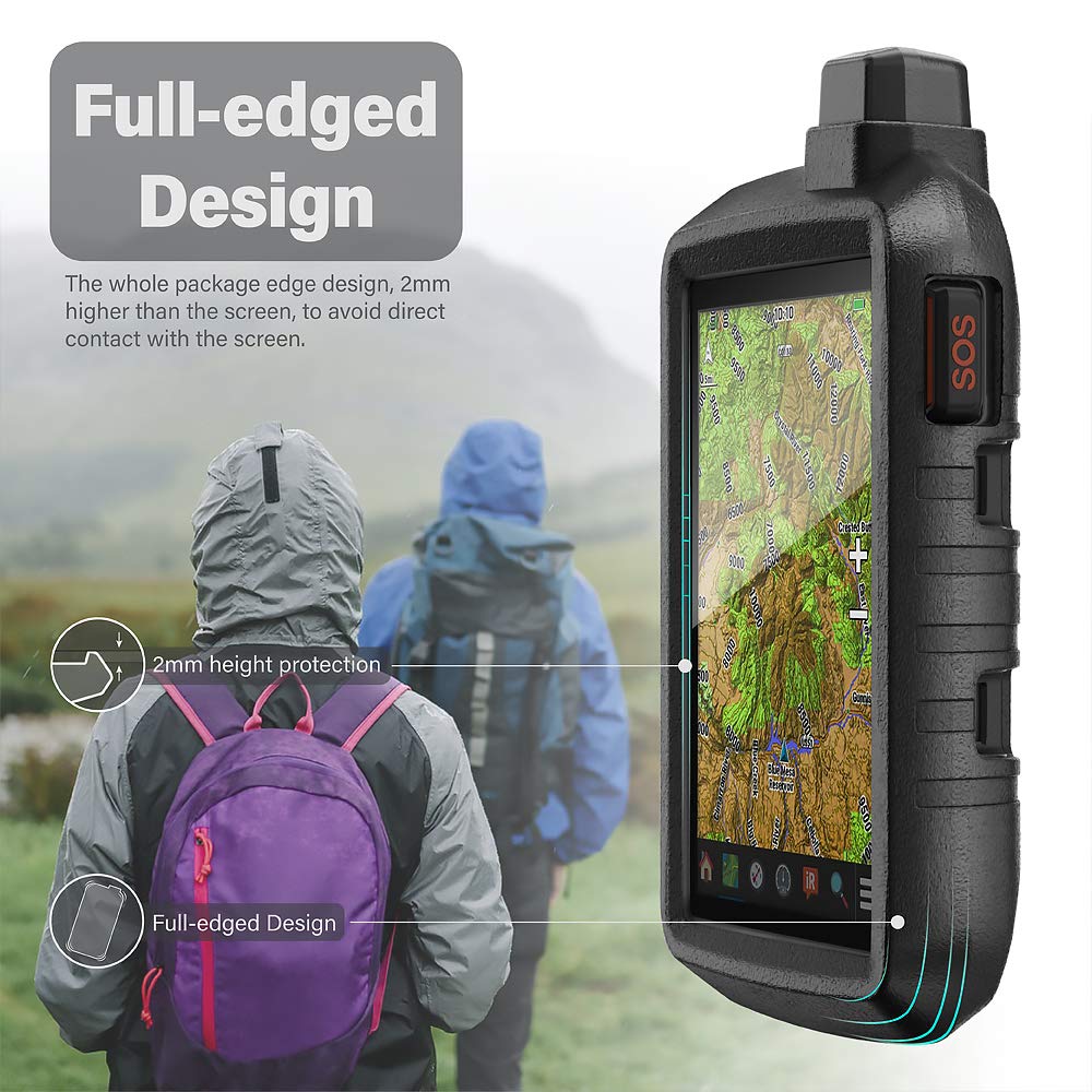 Tusita Case Compatible With Garmin Montana 750I 700I (Not For Montana 700)  Silicone Protective Cover   Rugged Handheld Gps Navi