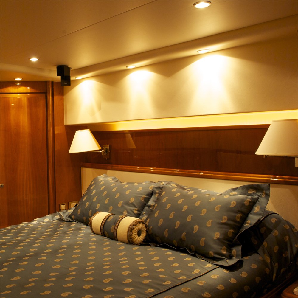 Lumitec 113199 Mirage Led Exterior Or Interior Down Light, Flush Mount, Glass Bezel, Warm White Dimming, 2.5-Inch Diameter,WBLITB00976LIJA