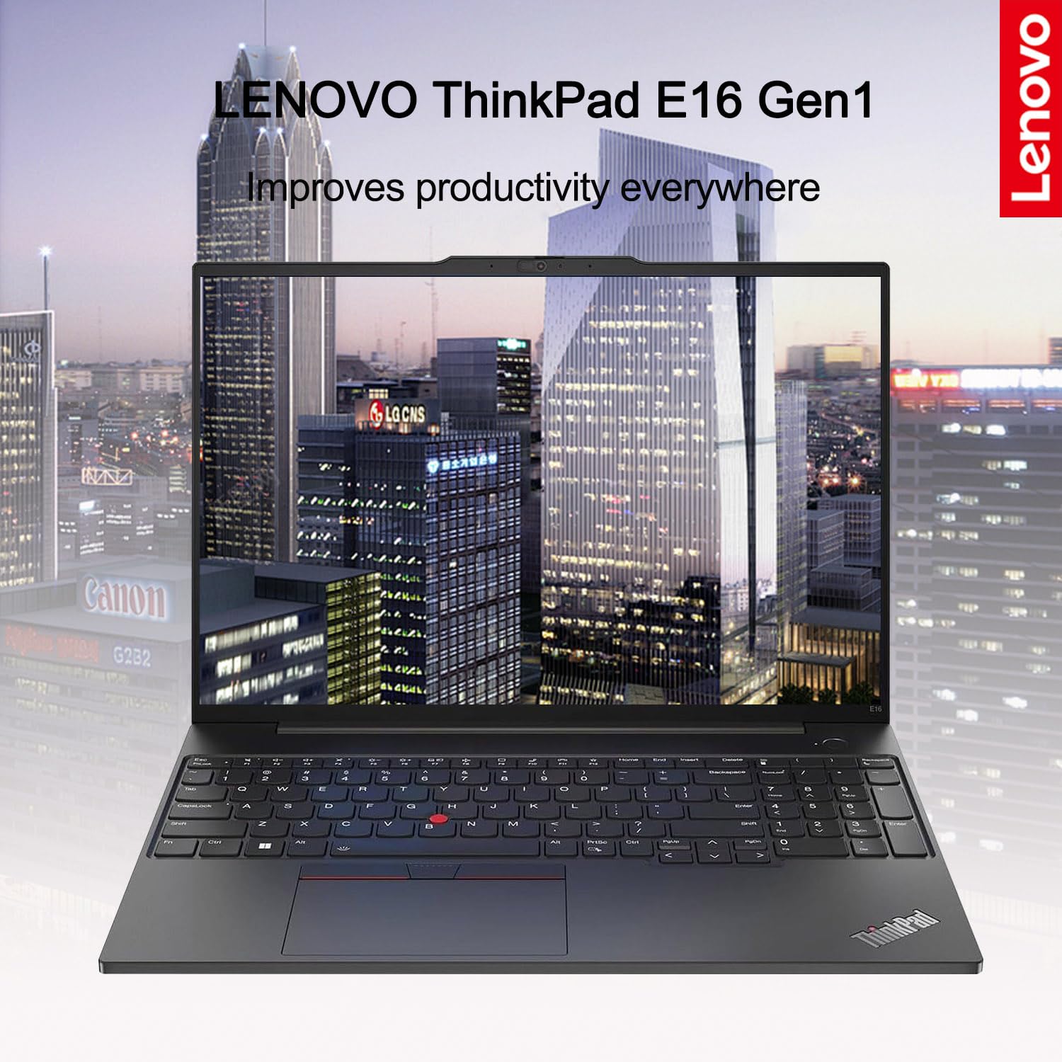 Lenovo Thinkpad E16 Gen 1 Business Laptop, 16'' Fhd+ Display, Amd Ryzen 7 7730U, 40Gb Ram, 2Tb Ssd, Backlit Keyboard, Fingerprin