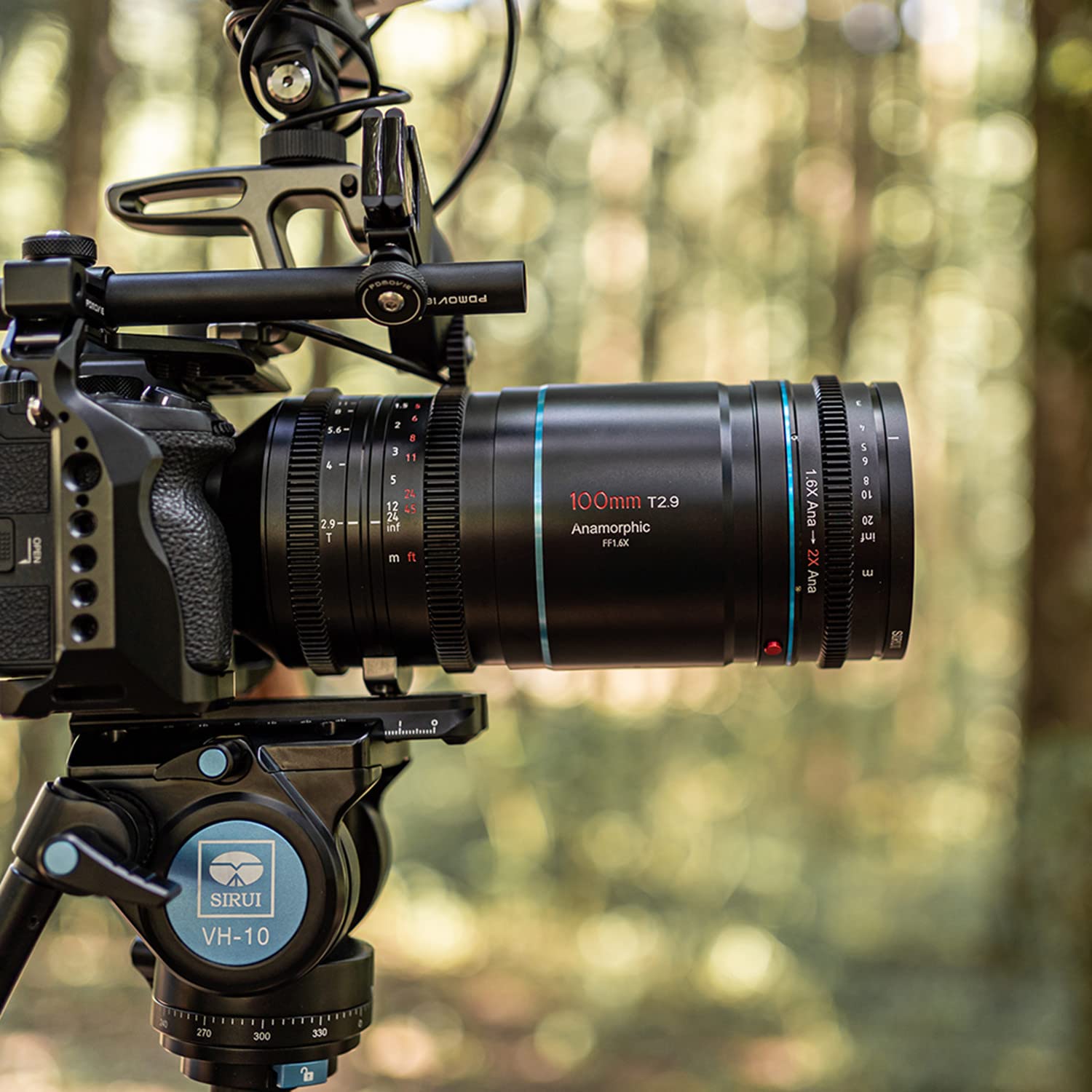 Sirui T2.9 1.6X Full Frame L Mount Anamorphic Lens Set With 1.25X Anamorphic Adapter (35Mm,100Mm)