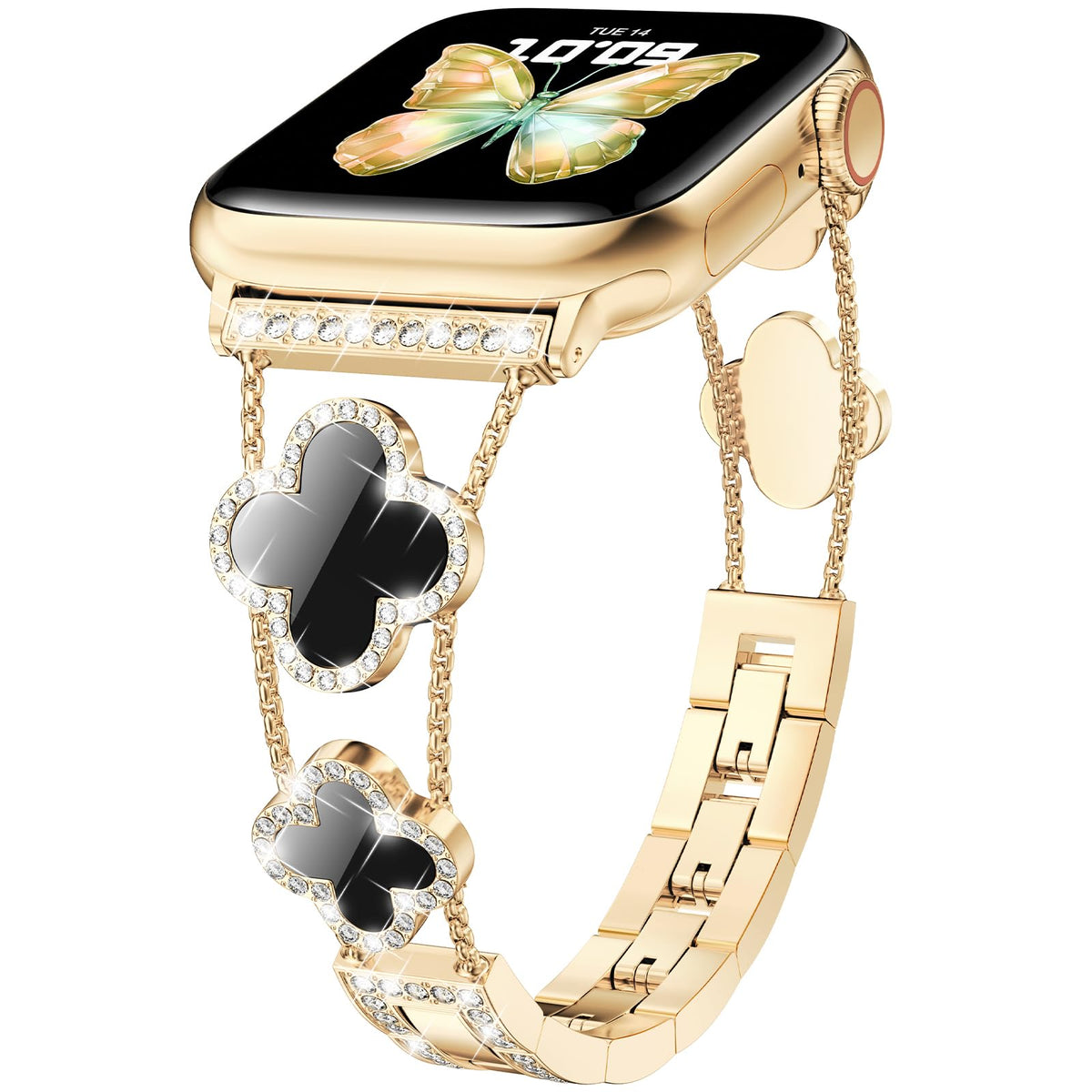 Ctybb Bling Diamond Band Compatible With Apple Watch Bands For Women 42Mm 44Mm 45Mm 46Mm Series 10 9 8 7 6 5 4 3 2 1 Se, Sparkle
