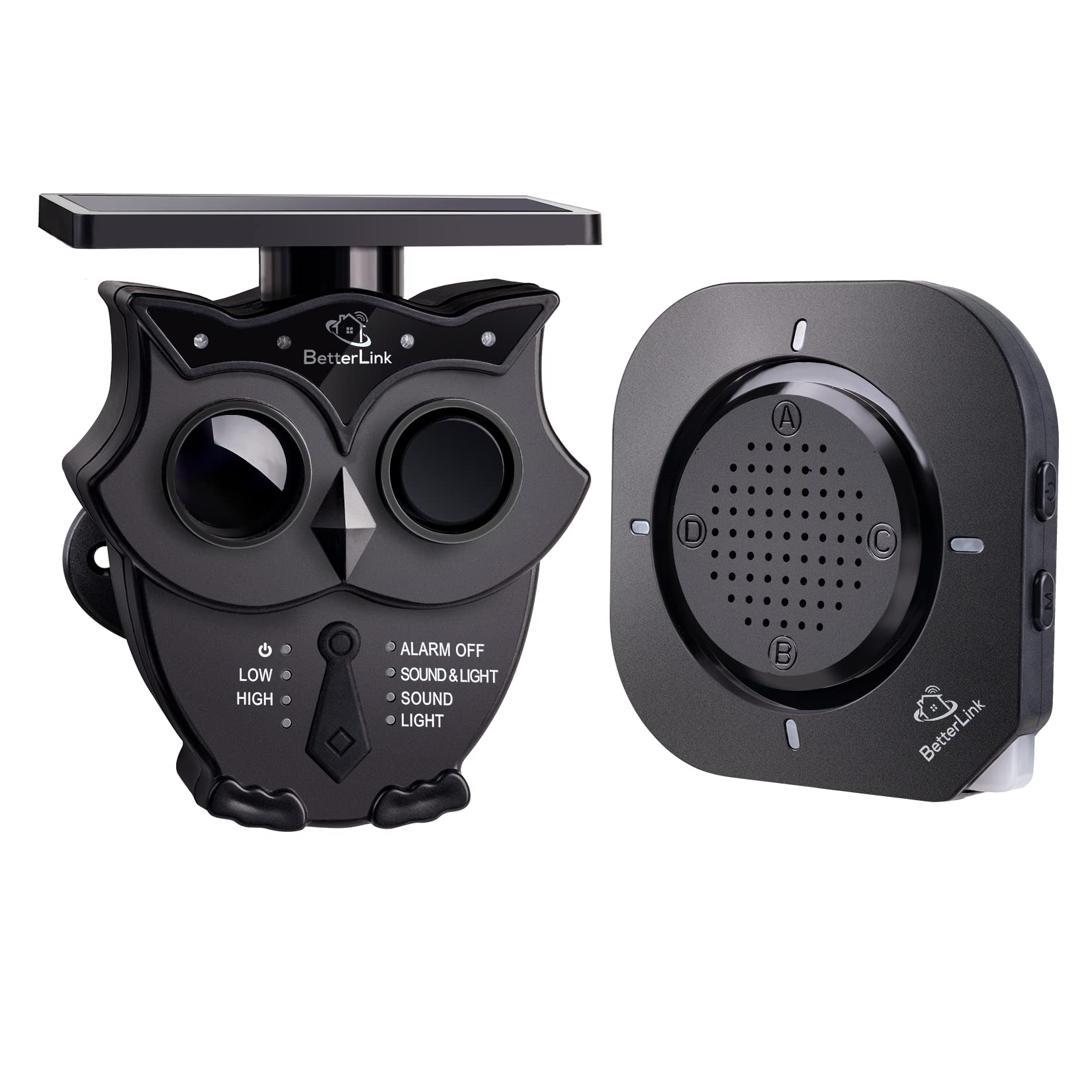 1/2 Mile Long Range Solar Wireless Driveway Alarm System Ip65 Weatherproof Outdoor Motion Detectors&Sensor 120Db Siren Sound Light Security Alert System Monitor&Protect Outdoor/Indoor Property(1R1S)