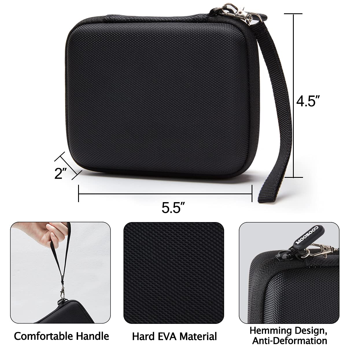 Coozoom Guitar Pick Holder Case Compatible For Fender, Chromacast, D'Addario, Jim Dunlop, Bolopick, Unlp Musical Instrument Guit