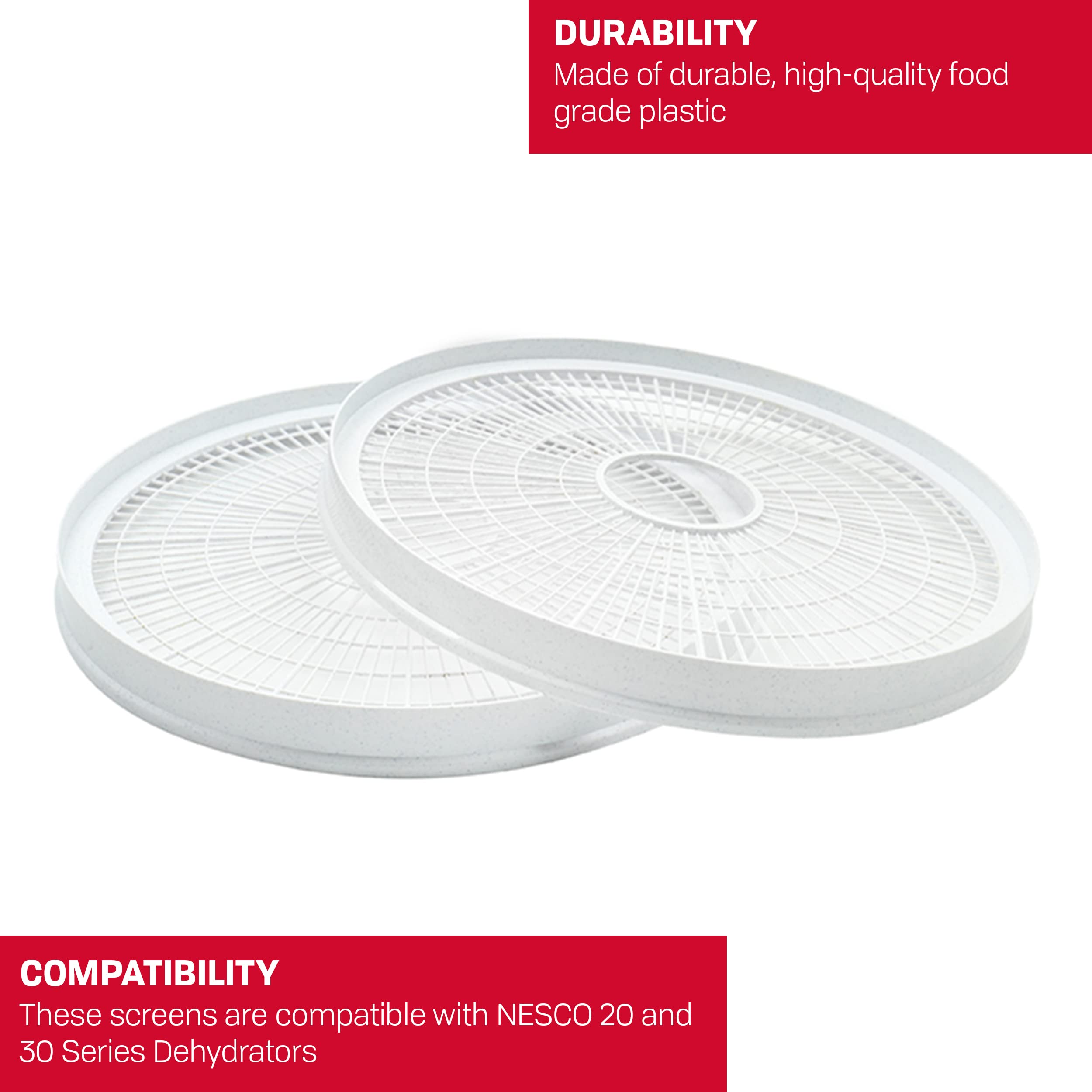Nesco Wt 2Sg Round Speckled Plastic 13 1/2'' Add A Trays, 20 Series And 30 Series Food Dehydrators