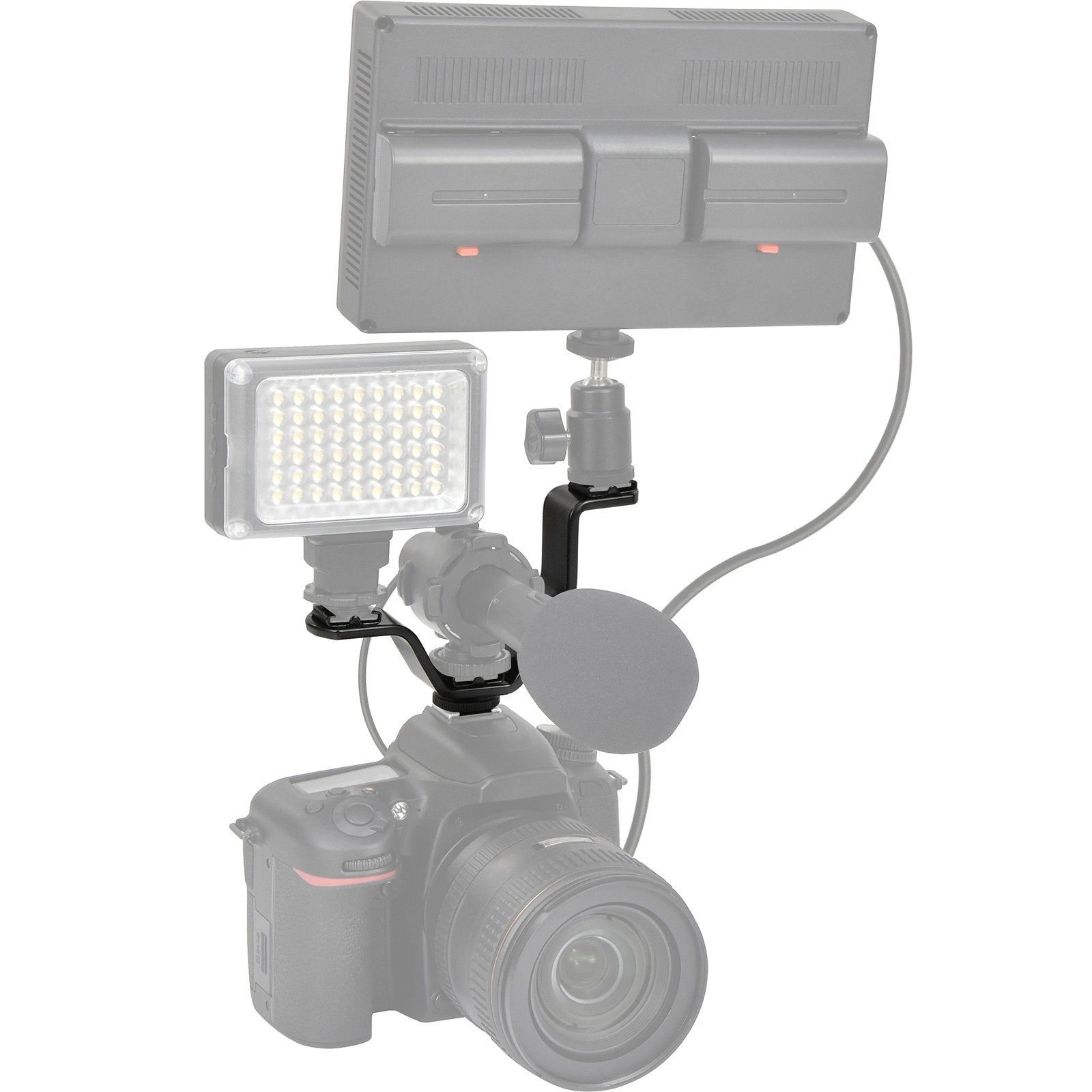 Vidpro Vb-3 Triple Shoe Mounting Y-Bracket