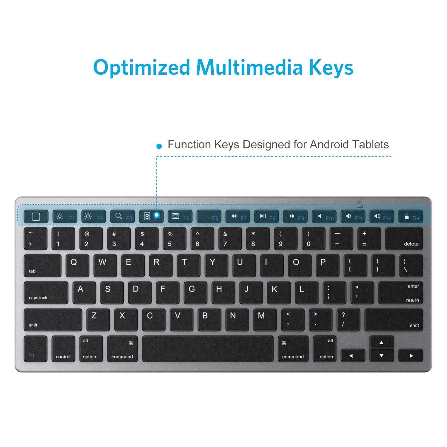 Omoton Bluetooth Keyboard For Ipad 10Th Generation, Ipad 10.2 (9Th/8Th/7Th), Ipad Pro 13/12.9/11 Inch, Ipad Air 13/11 Inch, Ipad Air 5Th/4Th Gen, Ipad Mini And More Bluetooth Enabled Devices, Grey