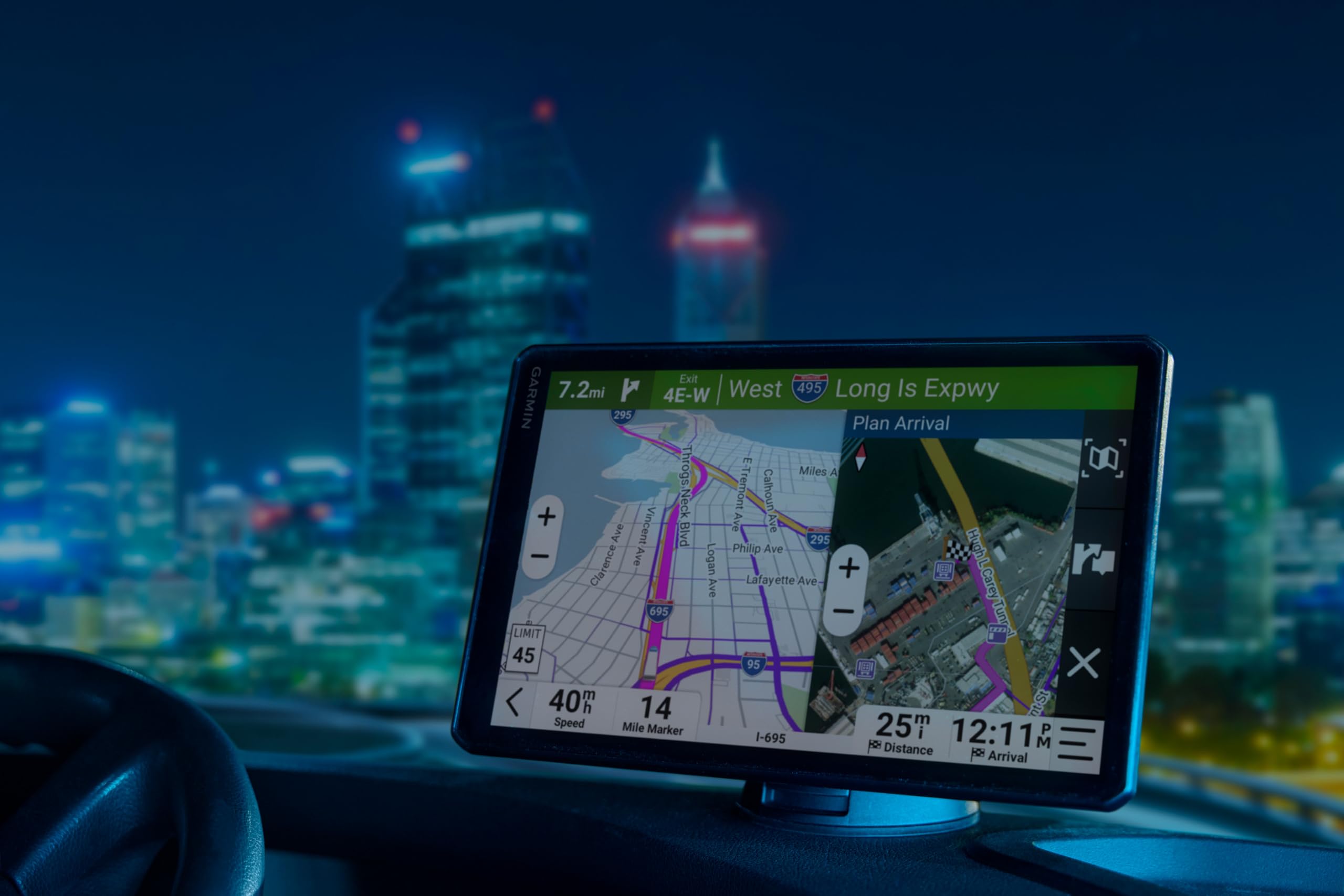 Garmin Dezl Otr620 Gps Truck Navigator 6 Display Touchscreen, Commercial Gps Navigation For Semi Trucker Driver Bundle With 32Gb