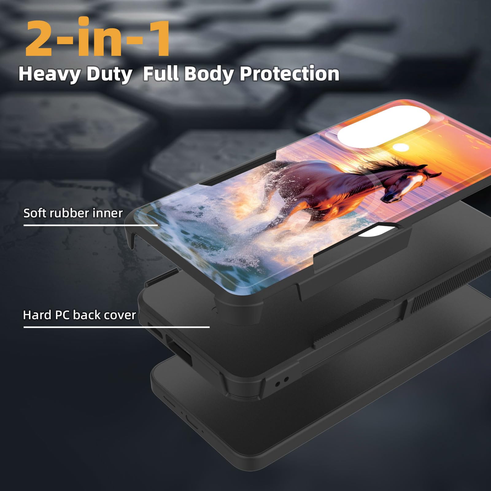 Zqlplzr Magnetic For Galaxy S25 Edge Case,[Compatible With Magsafe] [Military Grade Drop Protection] Heavy Duty Shockproof Phone